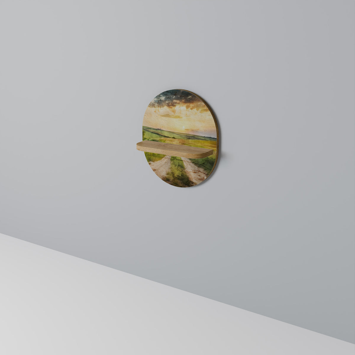 SUNSET PATH Art Shelf