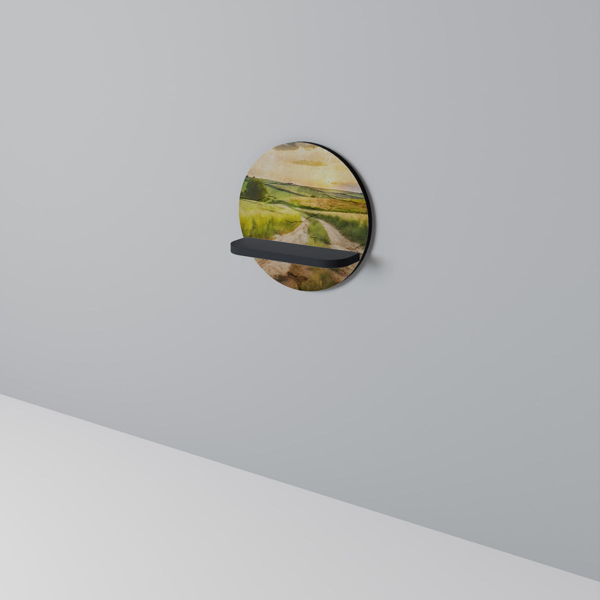 SUNSET PATH Art Shelf