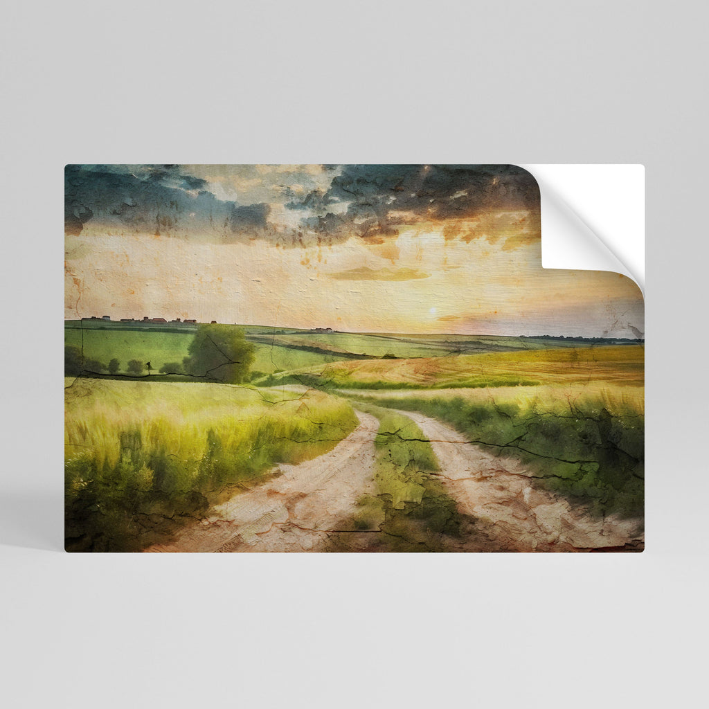 Affiche horizontale autocollante SUNSET PATH