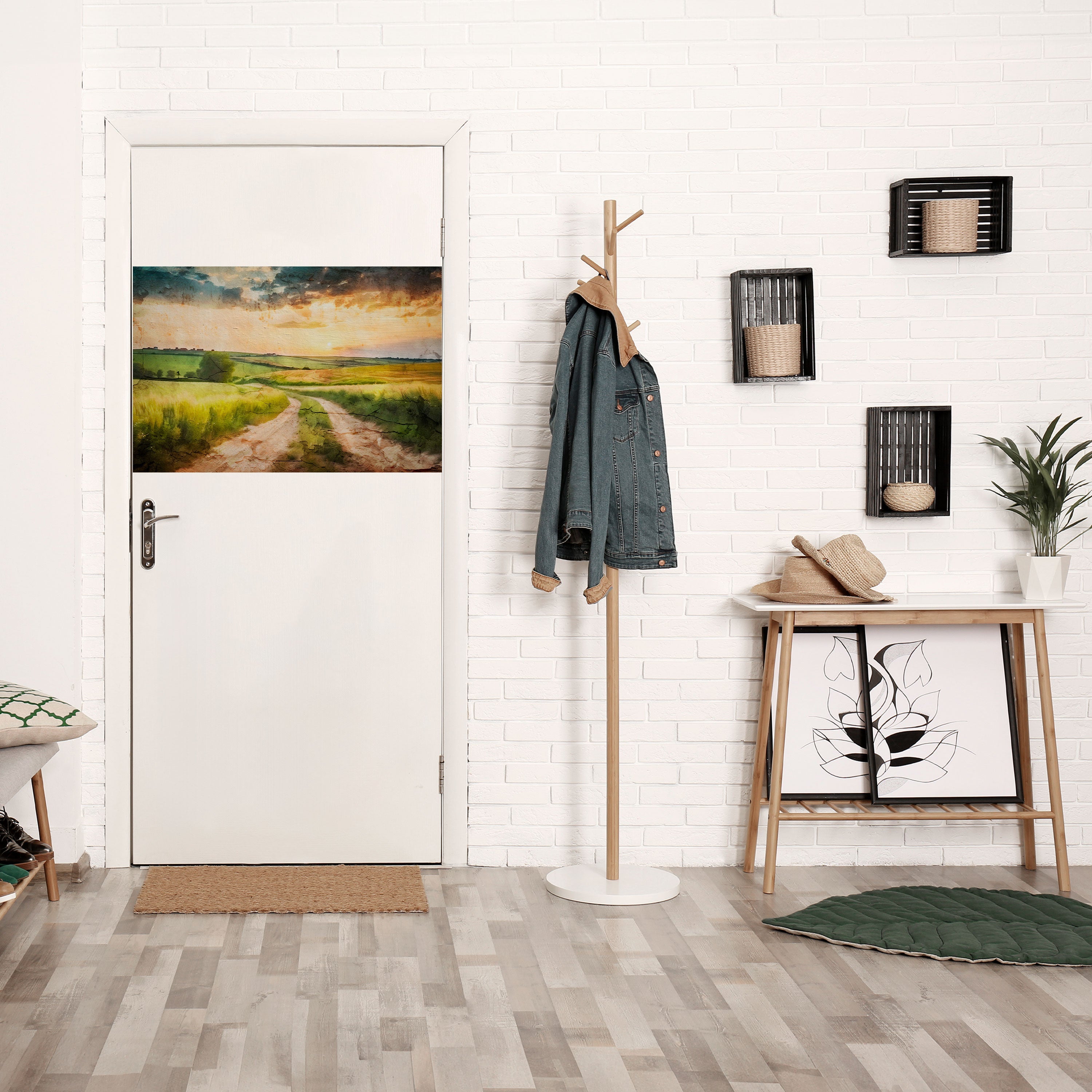 Affiche horizontale autocollante SUNSET PATH