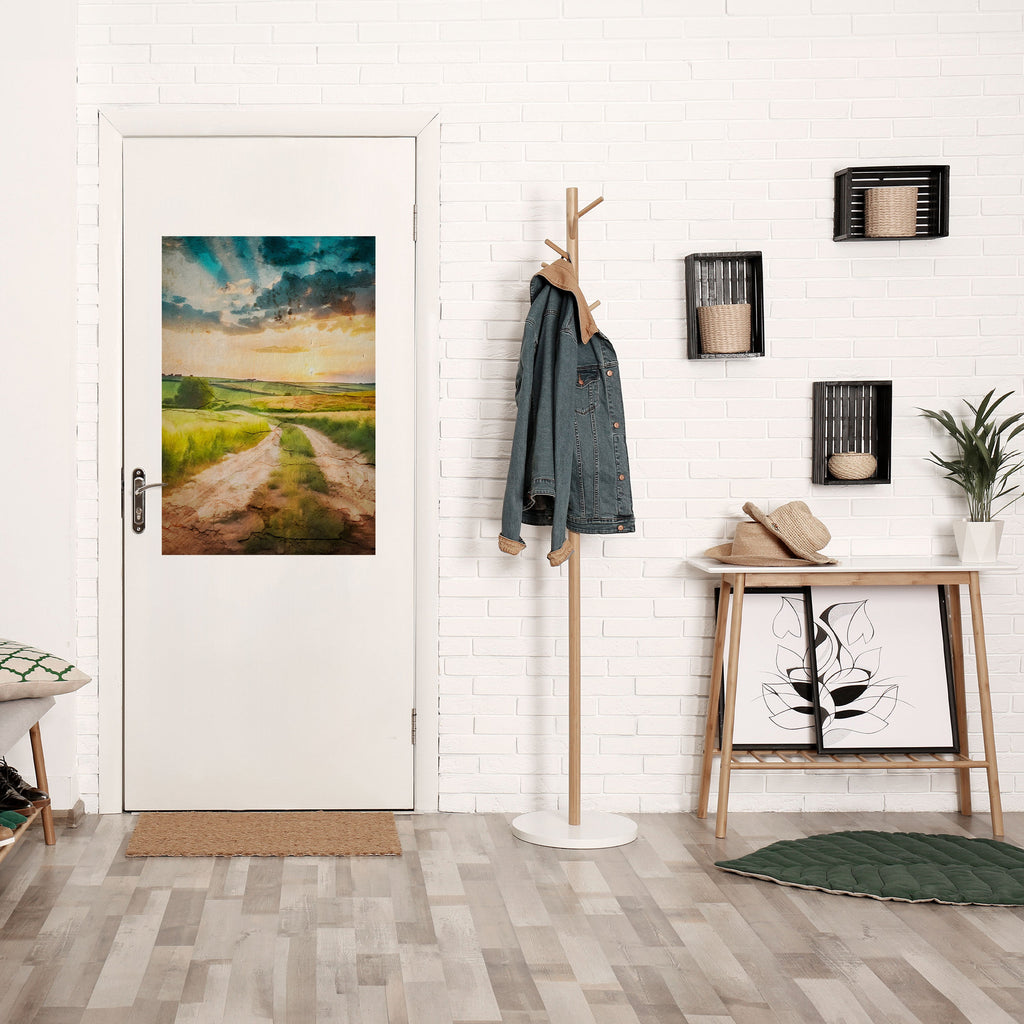 Affiche verticale autocollante SUNSET PATH