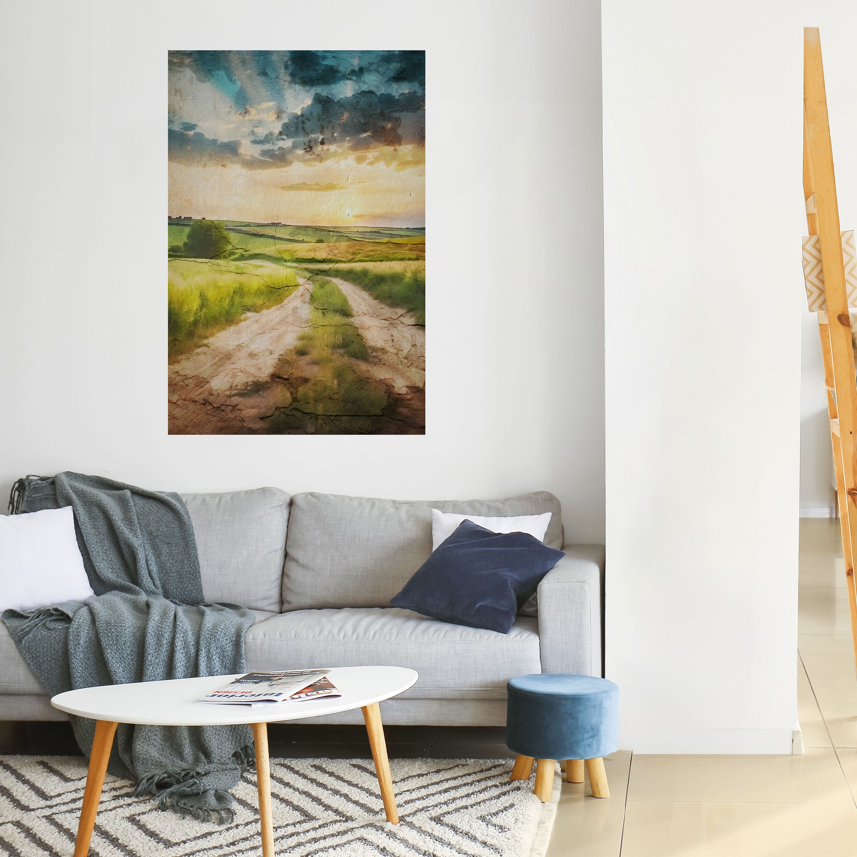 Affiche verticale autocollante SUNSET PATH