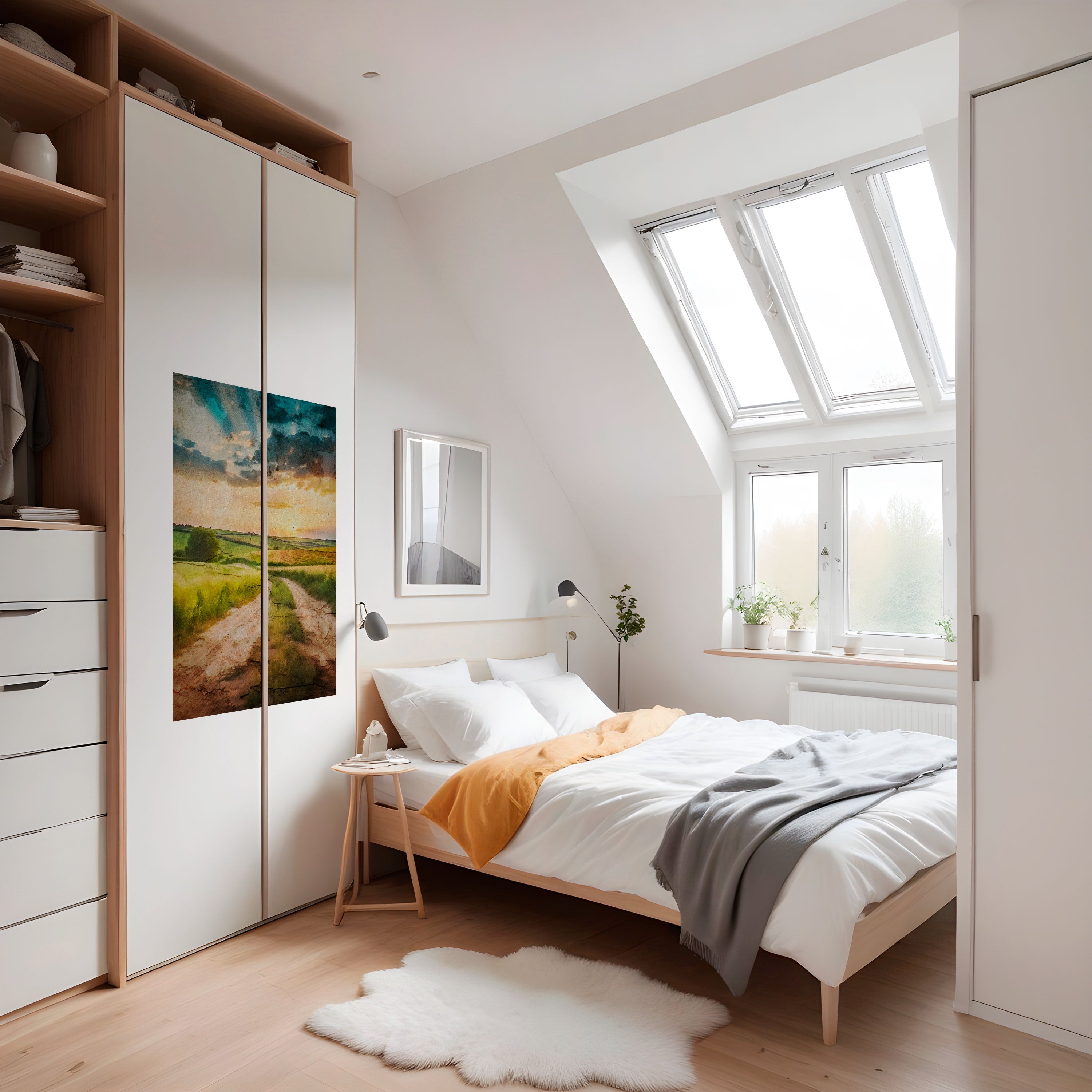 Affiche verticale autocollante SUNSET PATH