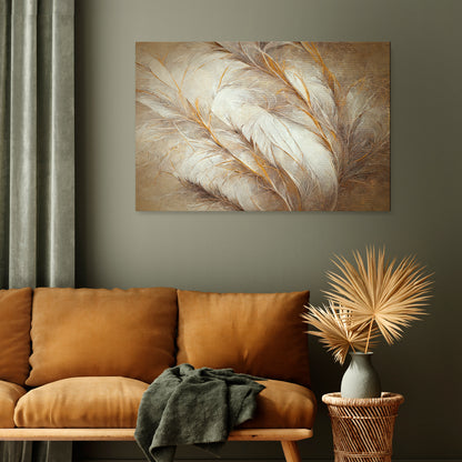 SOFT PLUMAGE Horizontal Canvas Print