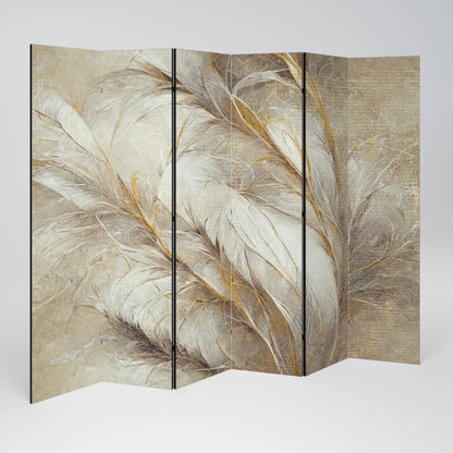 SOFT PLUMAGE 6-Panel Room Divider