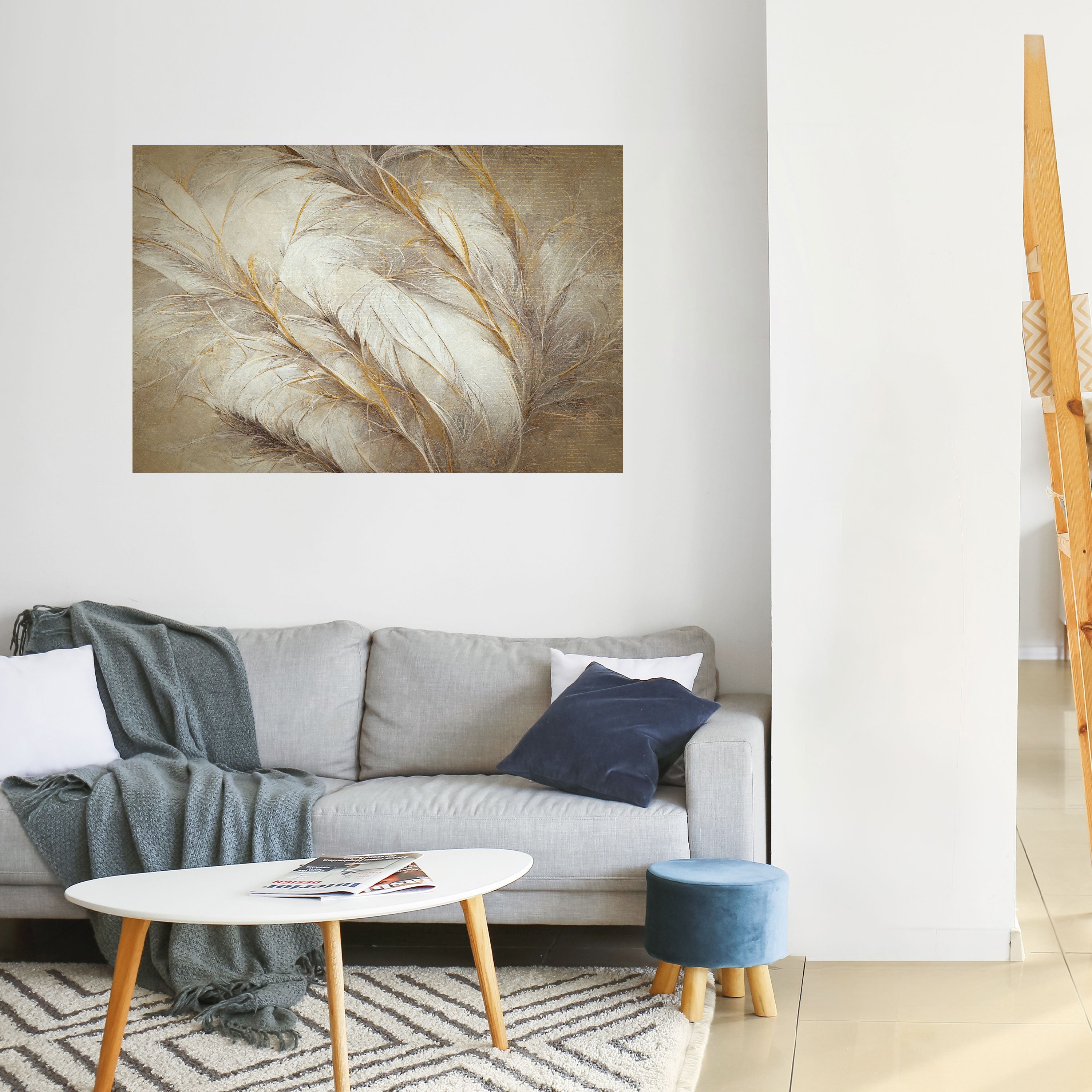 Affiche horizontale autocollante SOFT PLUMAGE