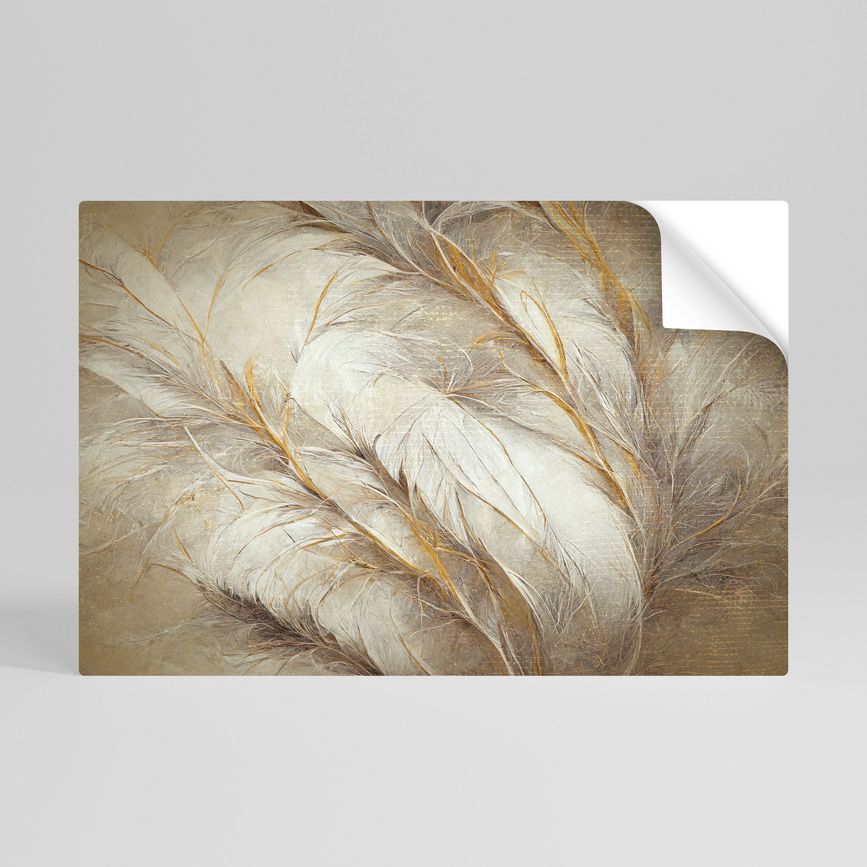 Affiche horizontale autocollante SOFT PLUMAGE