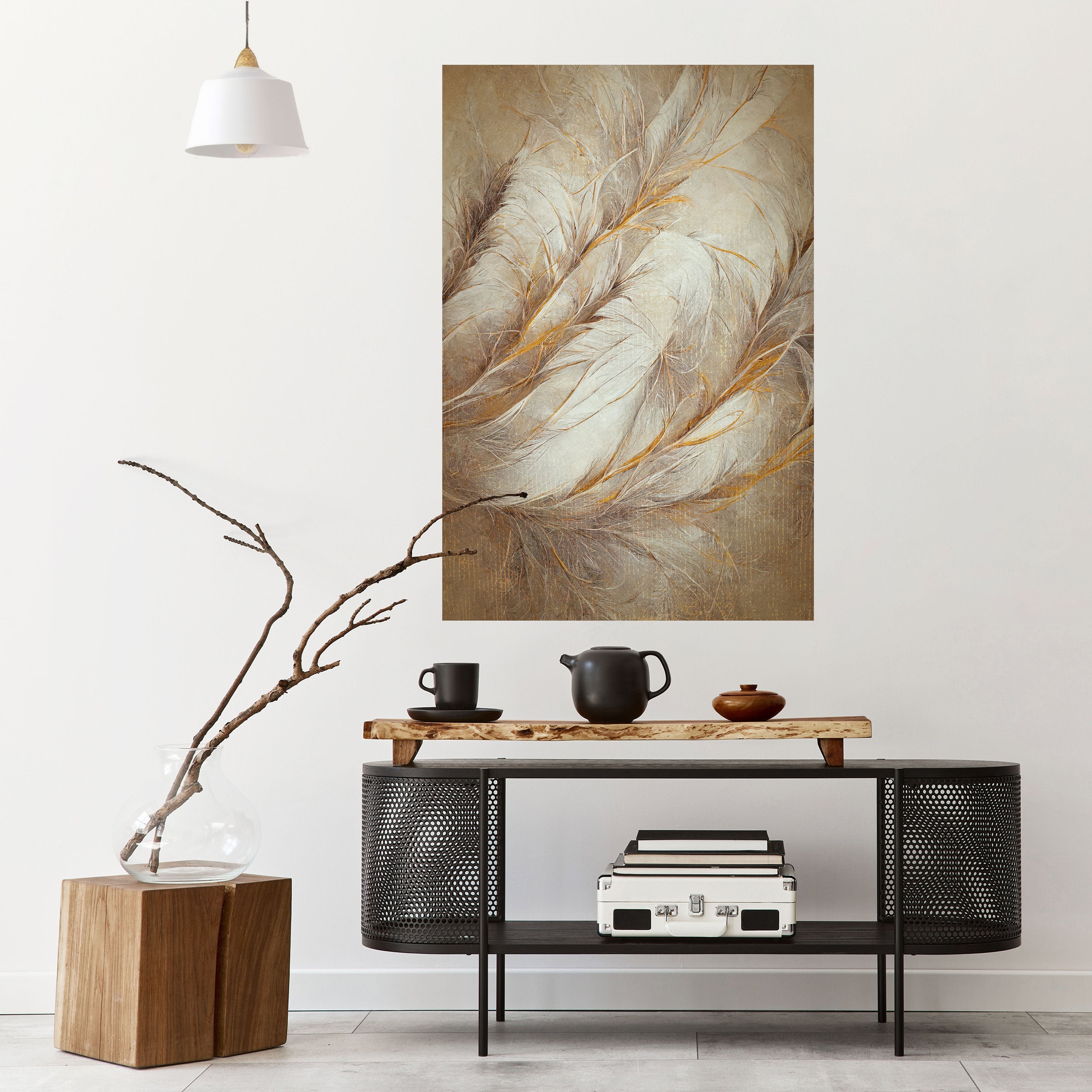 Affiche verticale autocollante SOFT PLUMAGE