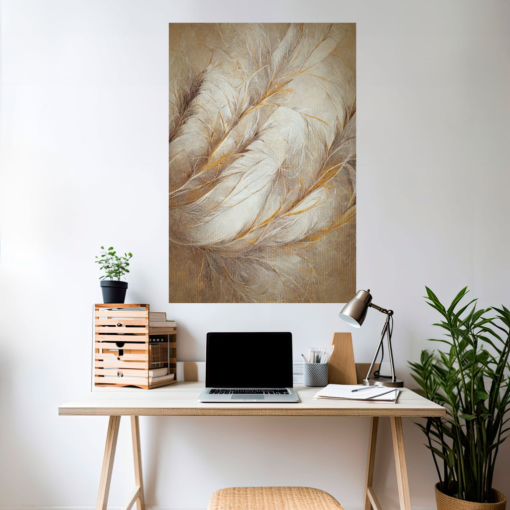 Affiche verticale autocollante SOFT PLUMAGE