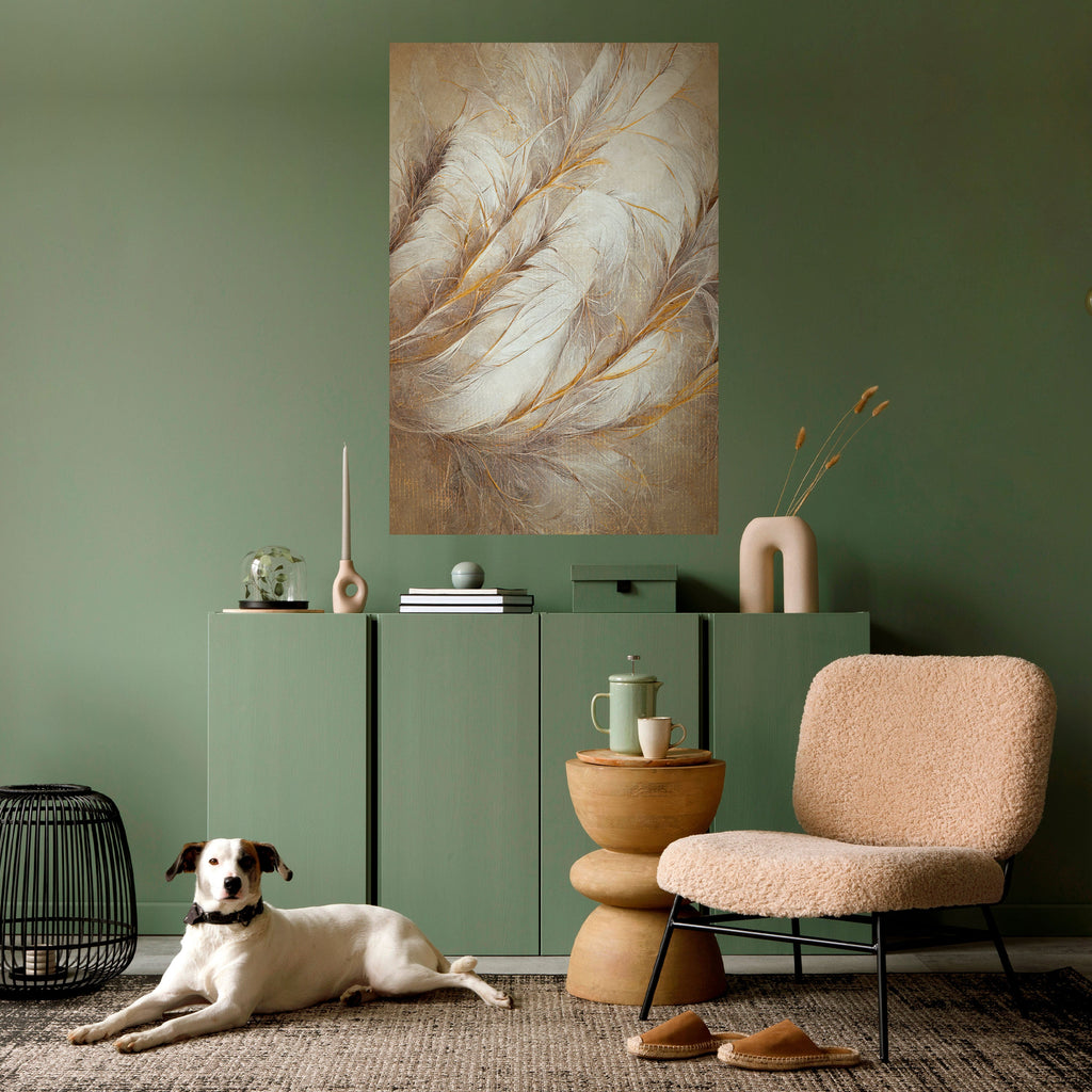 Affiche verticale autocollante SOFT PLUMAGE