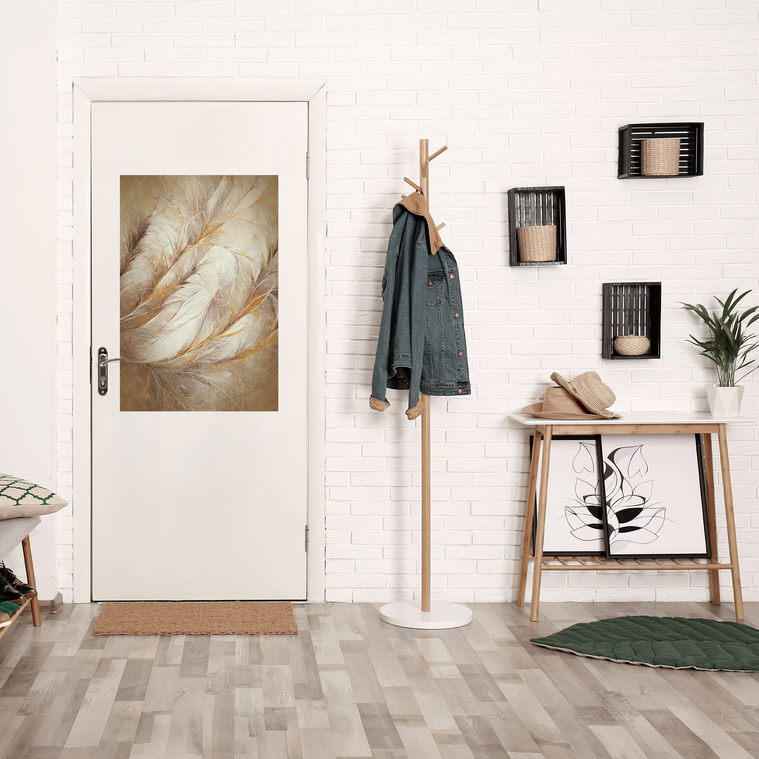 Affiche verticale autocollante SOFT PLUMAGE