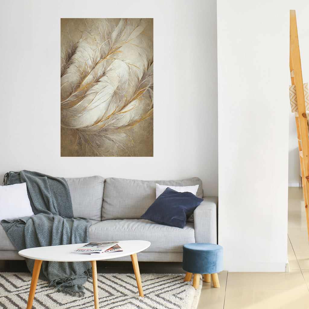 Affiche verticale autocollante SOFT PLUMAGE