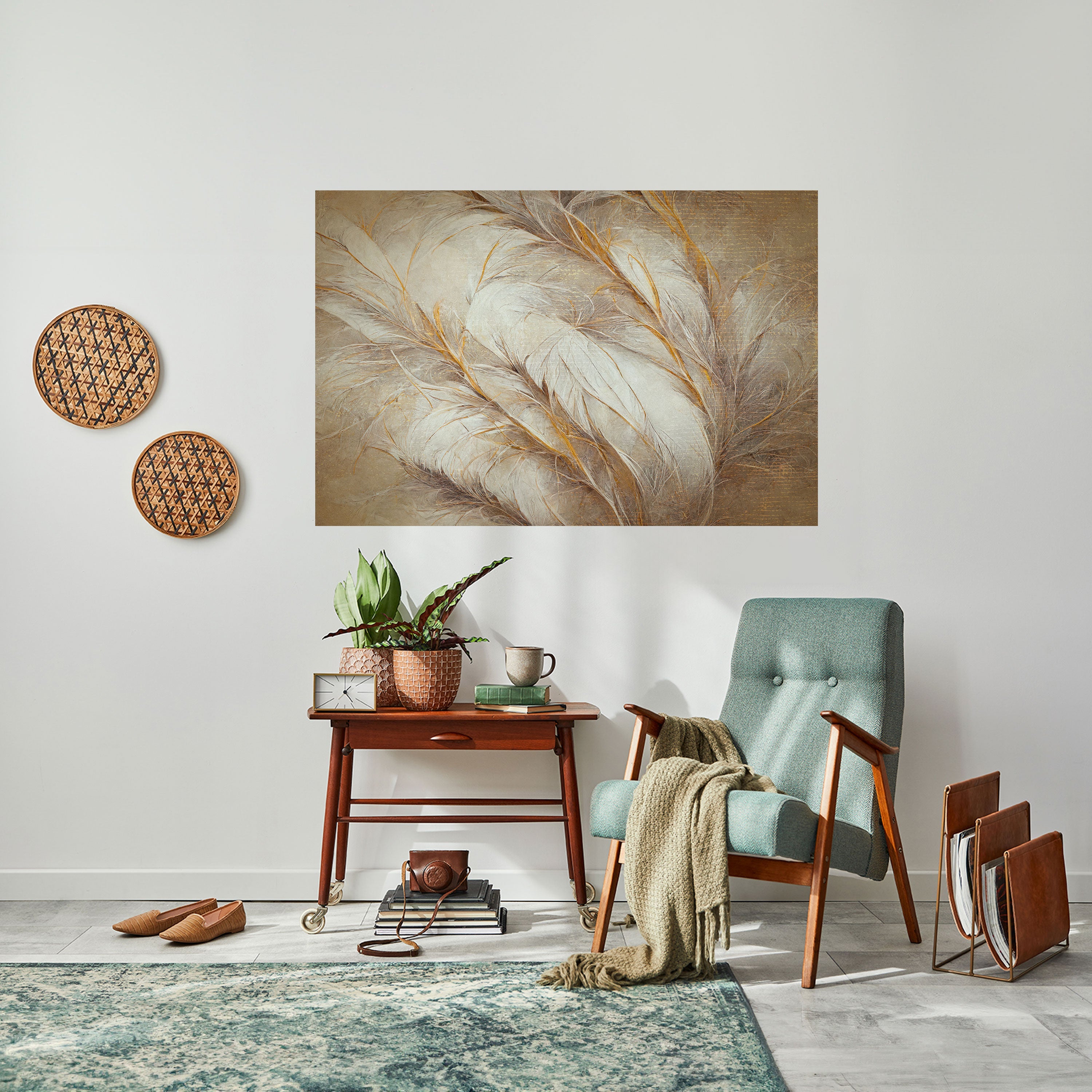 Affiche horizontale autocollante SOFT PLUMAGE