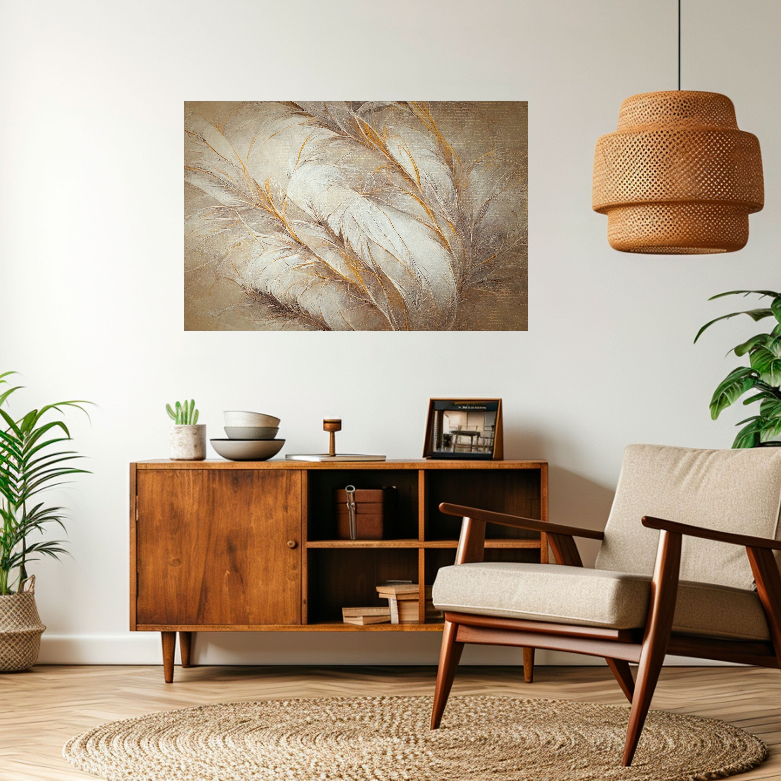 Affiche horizontale autocollante SOFT PLUMAGE