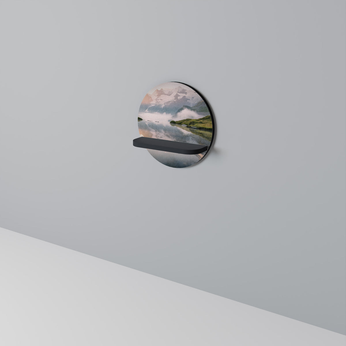 FOGGY HORIZON Art Shelf