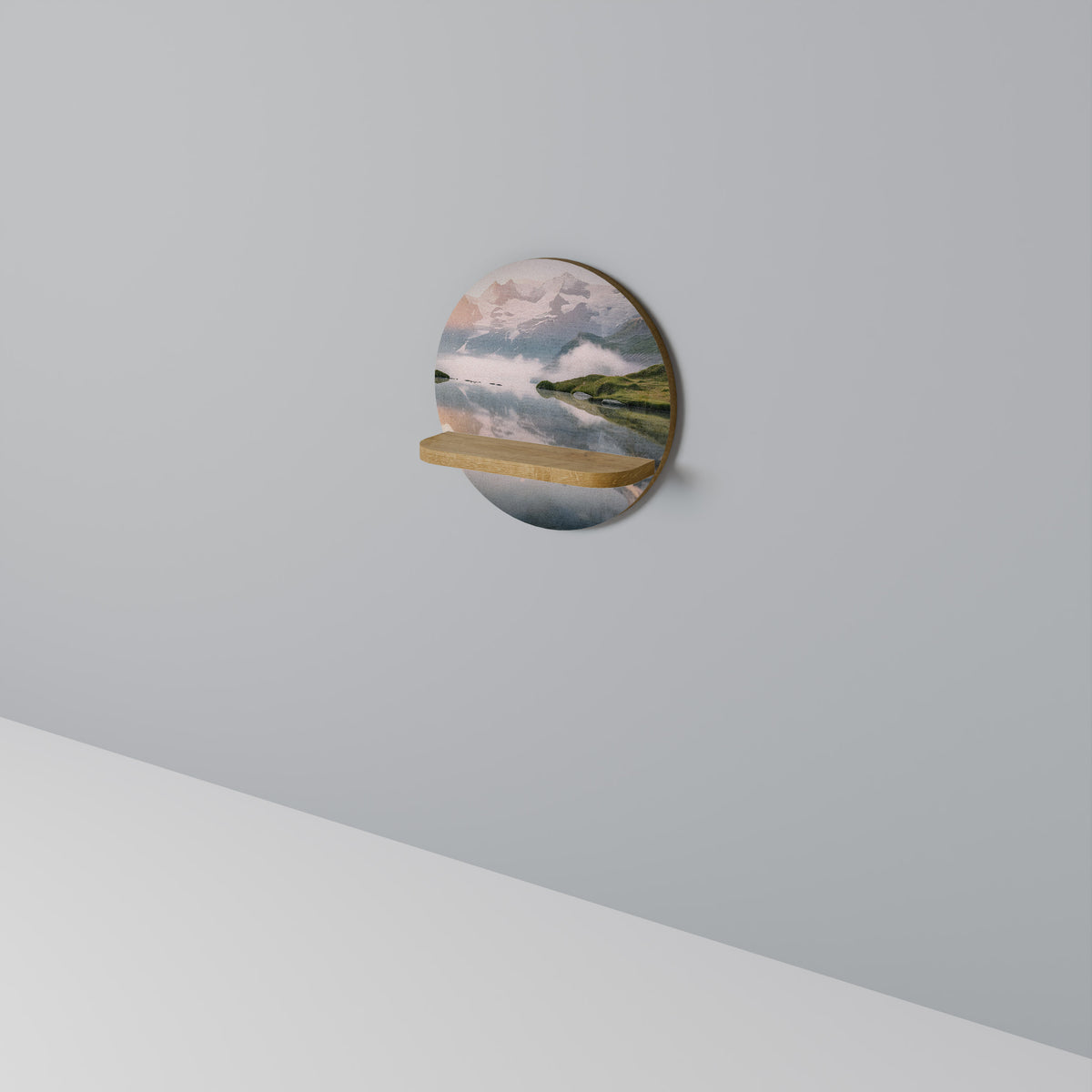 FOGGY HORIZON Art Shelf