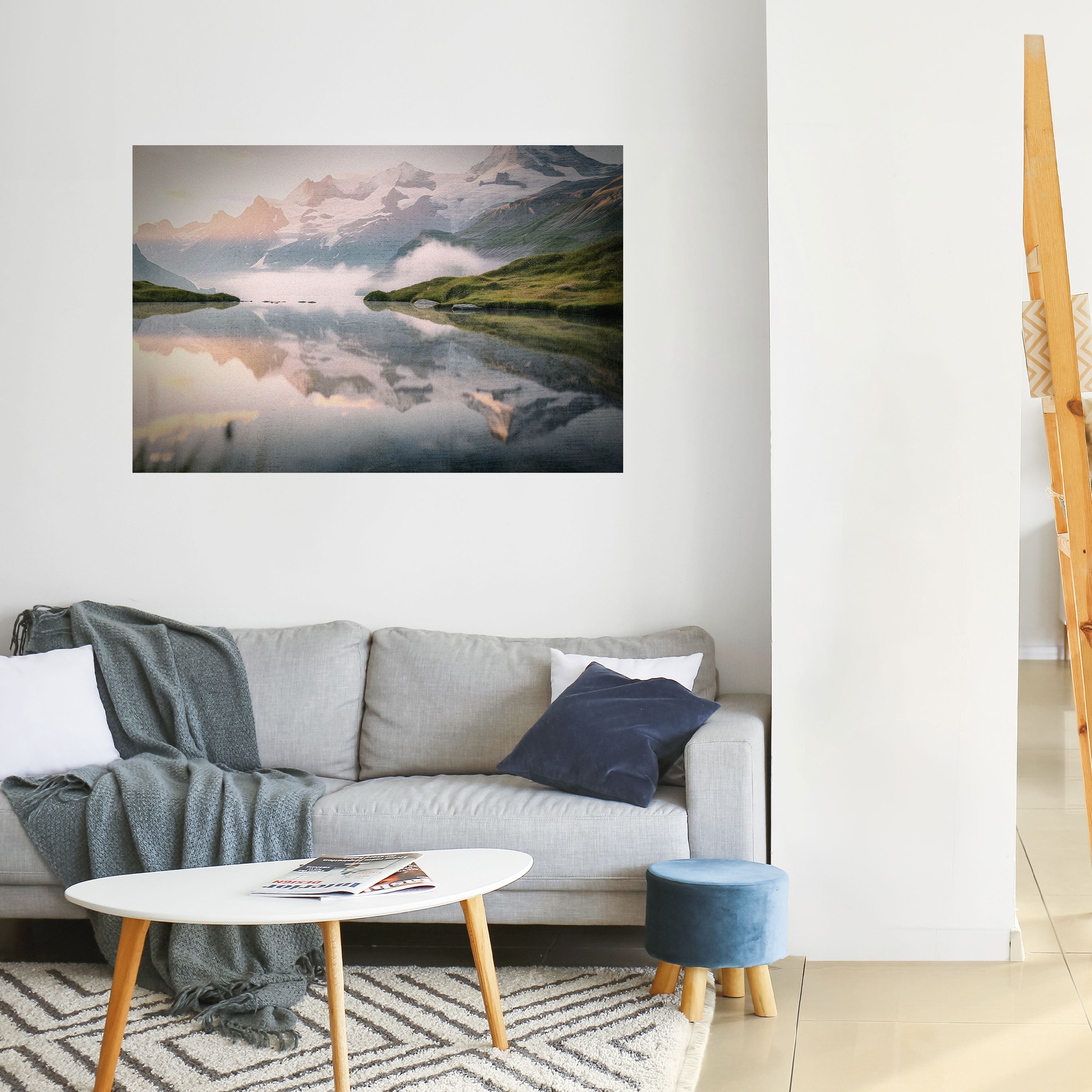 Affiche horizontale autocollante FOGGY HORIZON