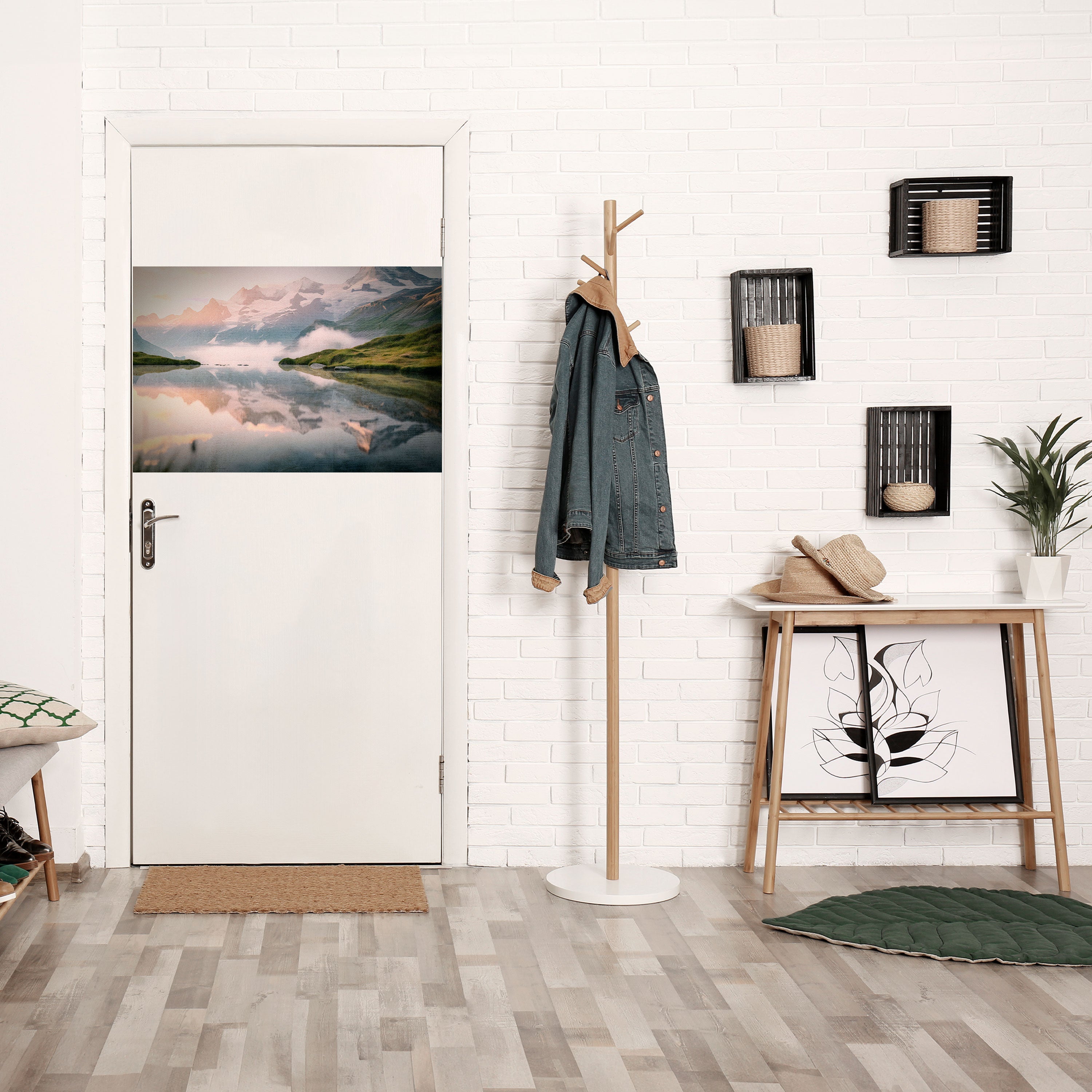 Affiche horizontale autocollante FOGGY HORIZON