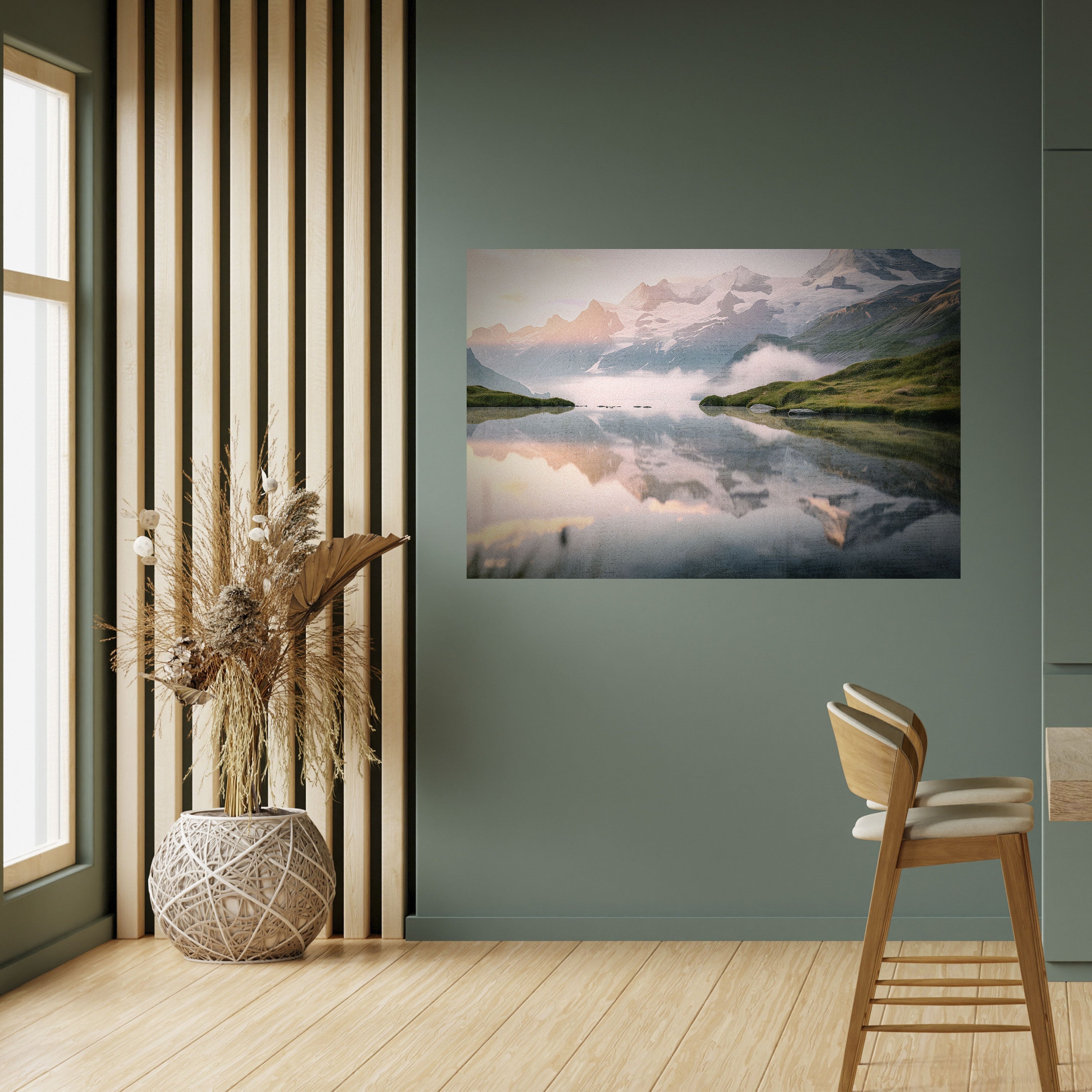 Affiche horizontale autocollante FOGGY HORIZON