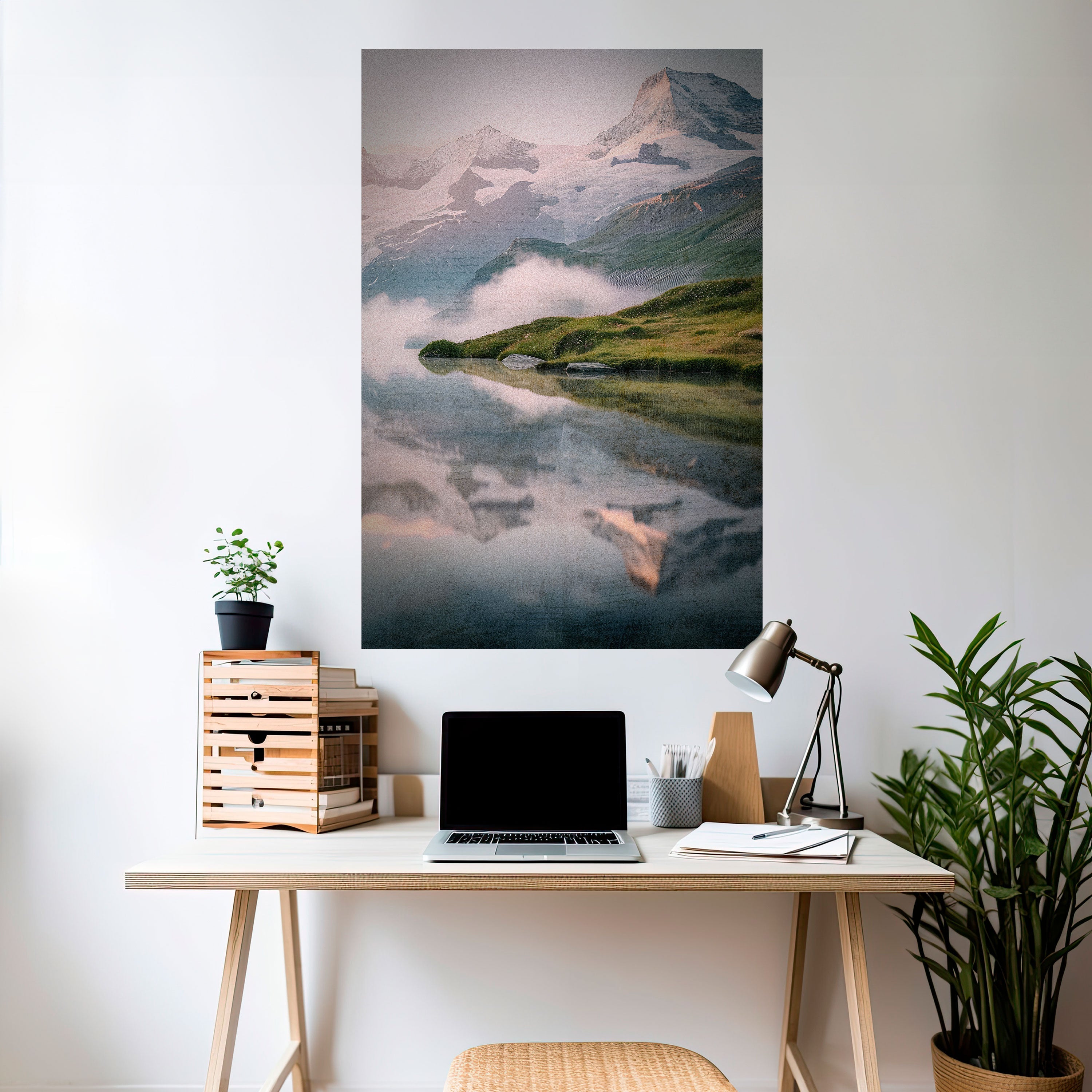 Affiche verticale autocollante FOGGY HORIZON