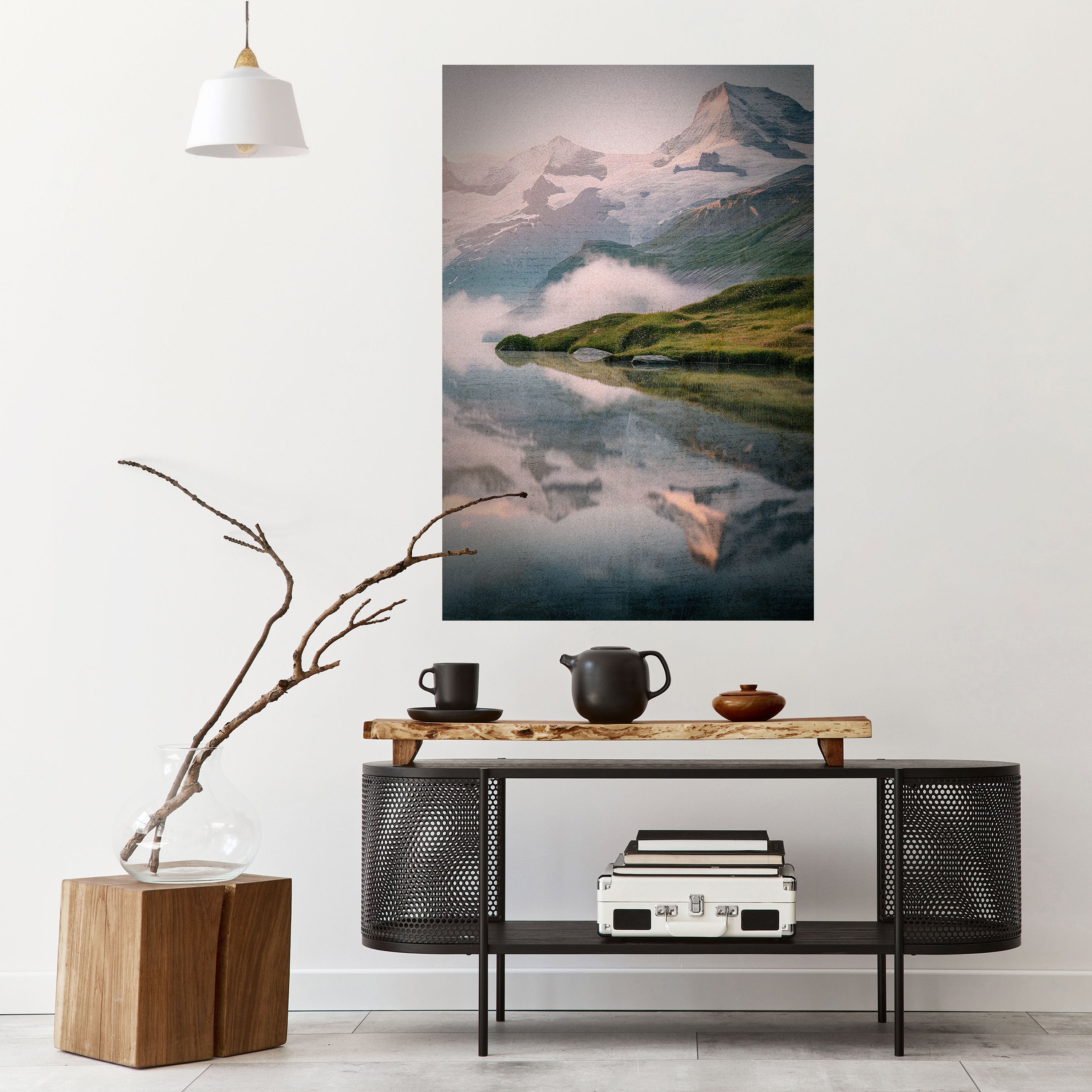 Affiche verticale autocollante FOGGY HORIZON