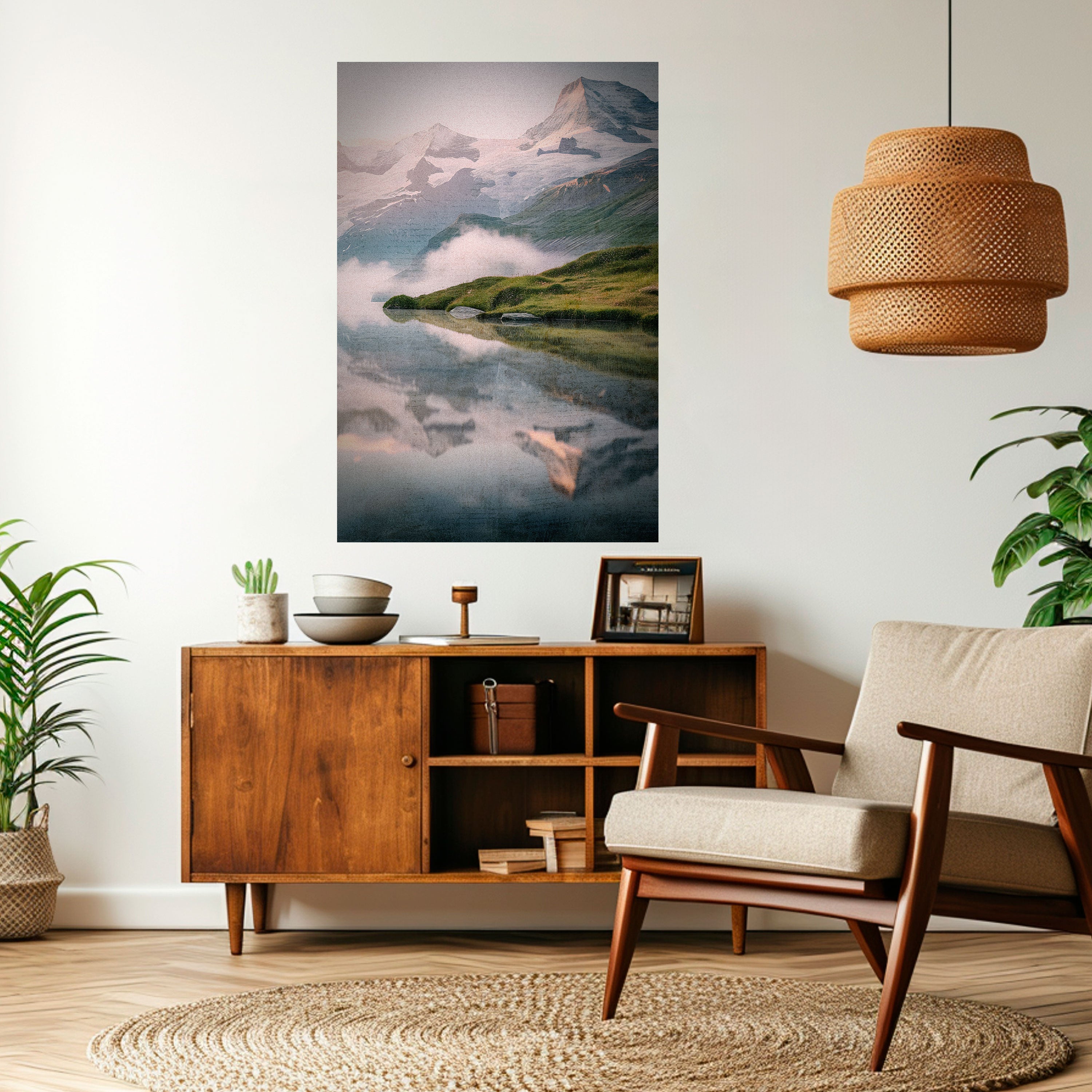 Affiche verticale autocollante FOGGY HORIZON