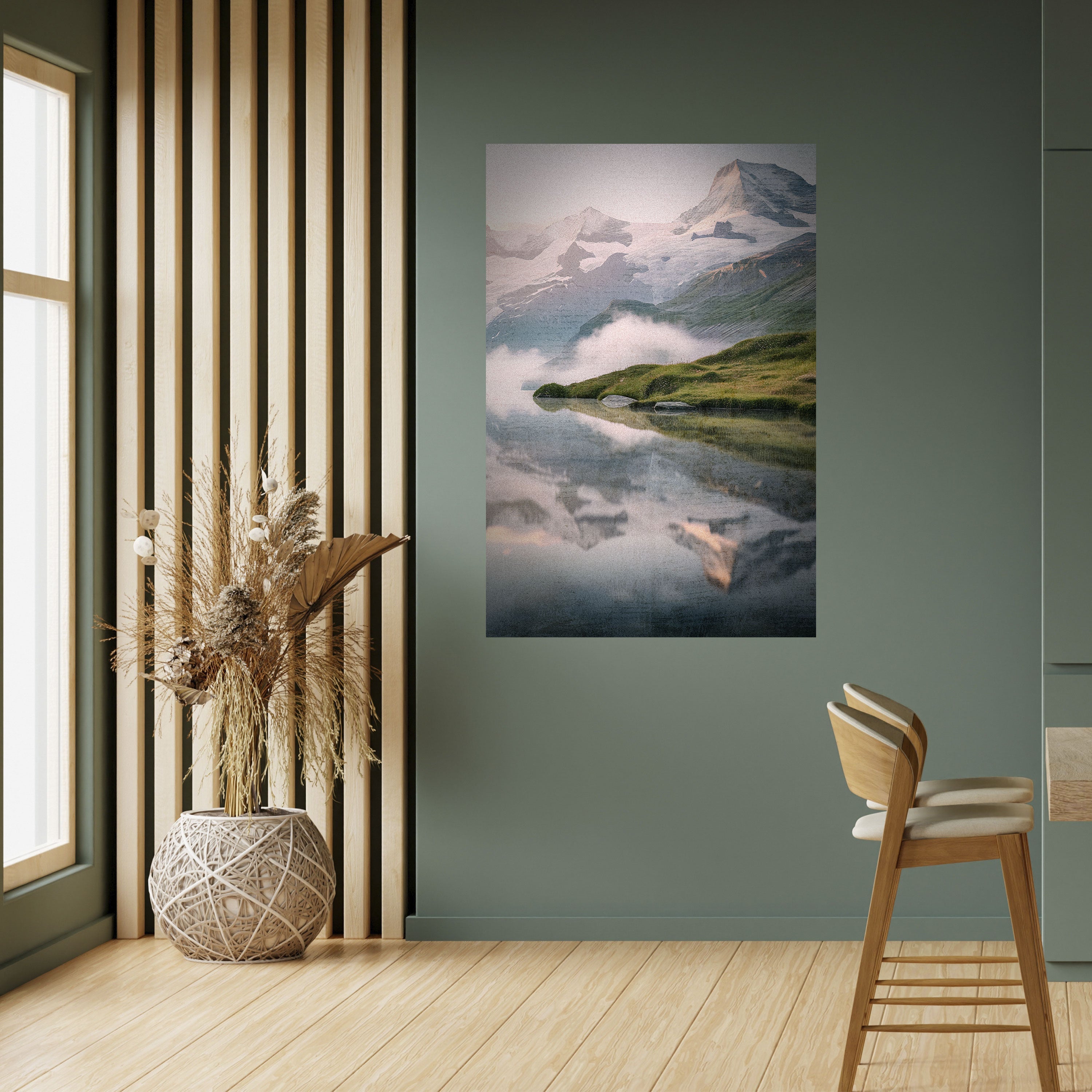 Affiche verticale autocollante FOGGY HORIZON