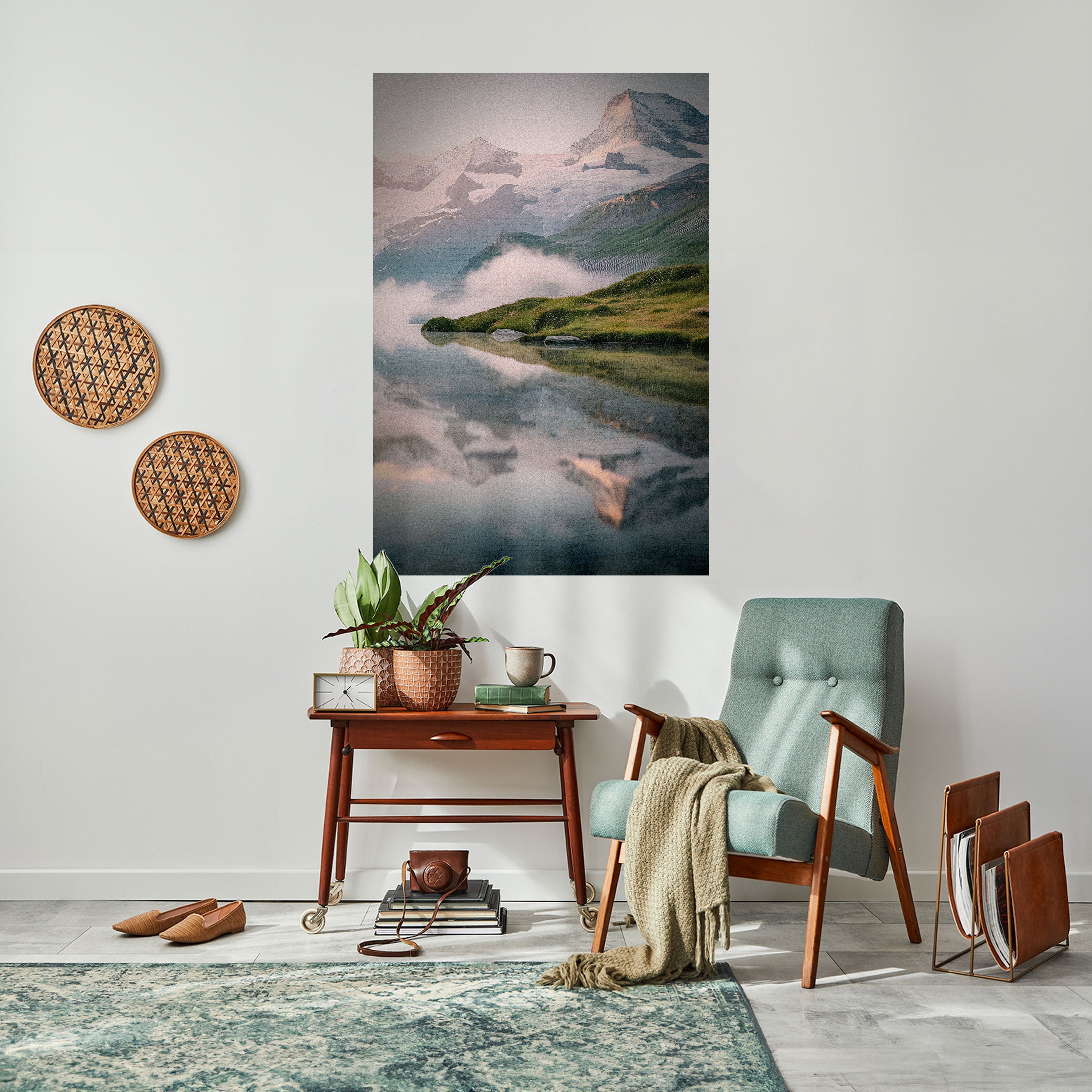 Affiche verticale autocollante FOGGY HORIZON