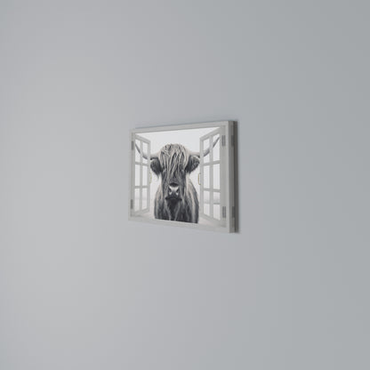 WILDLY WINDOWED VIEWS Horizontal Canvas Print
