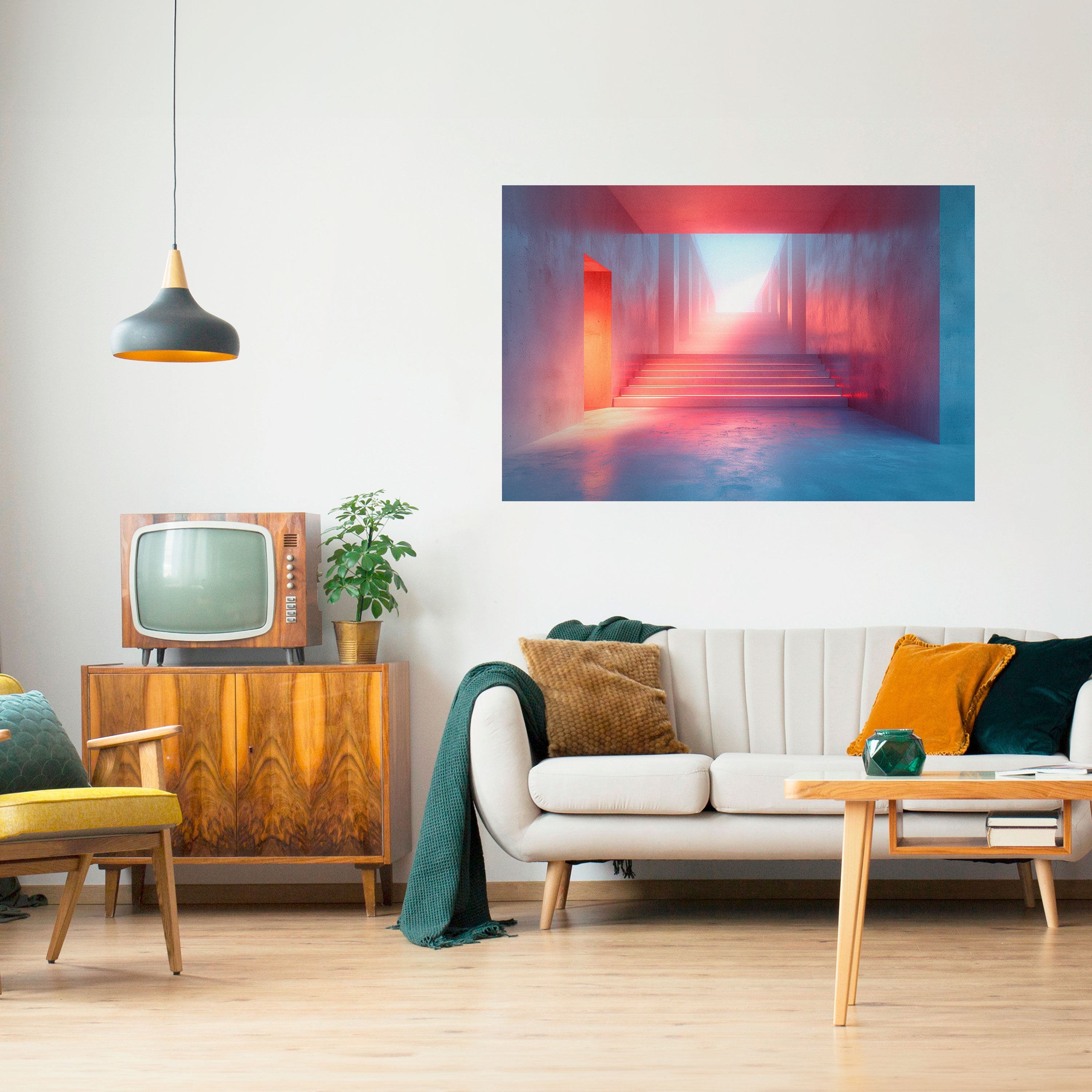 Affiche horizontale autocollante BRIGHT DIRECTION