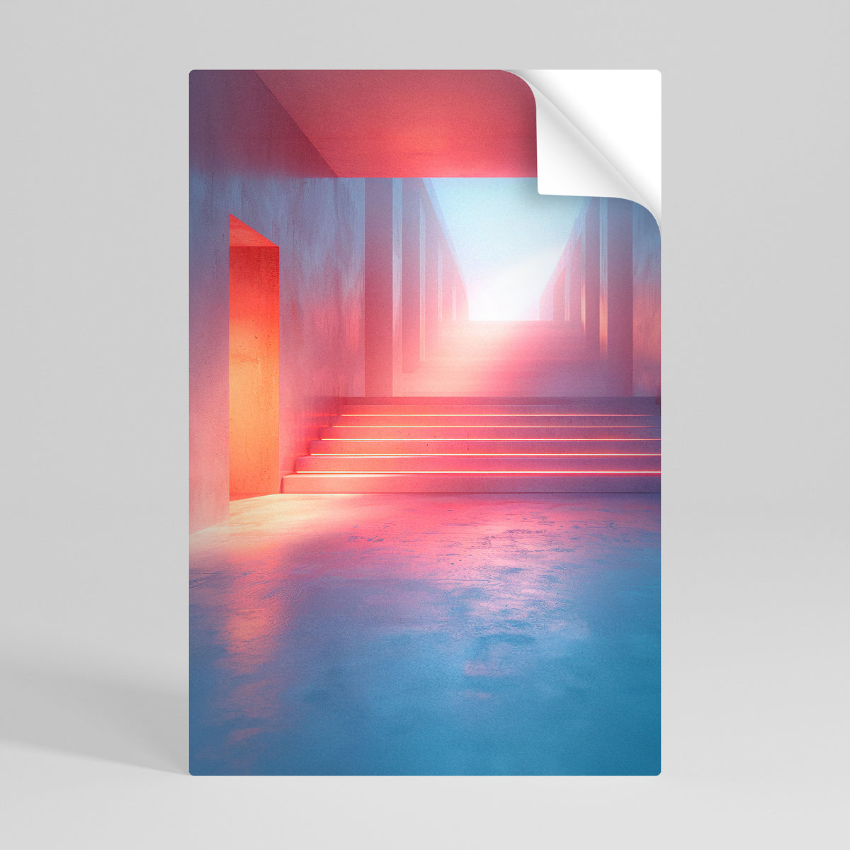 BRIGHT DIRECTION Peel and Stick Vertical Poster