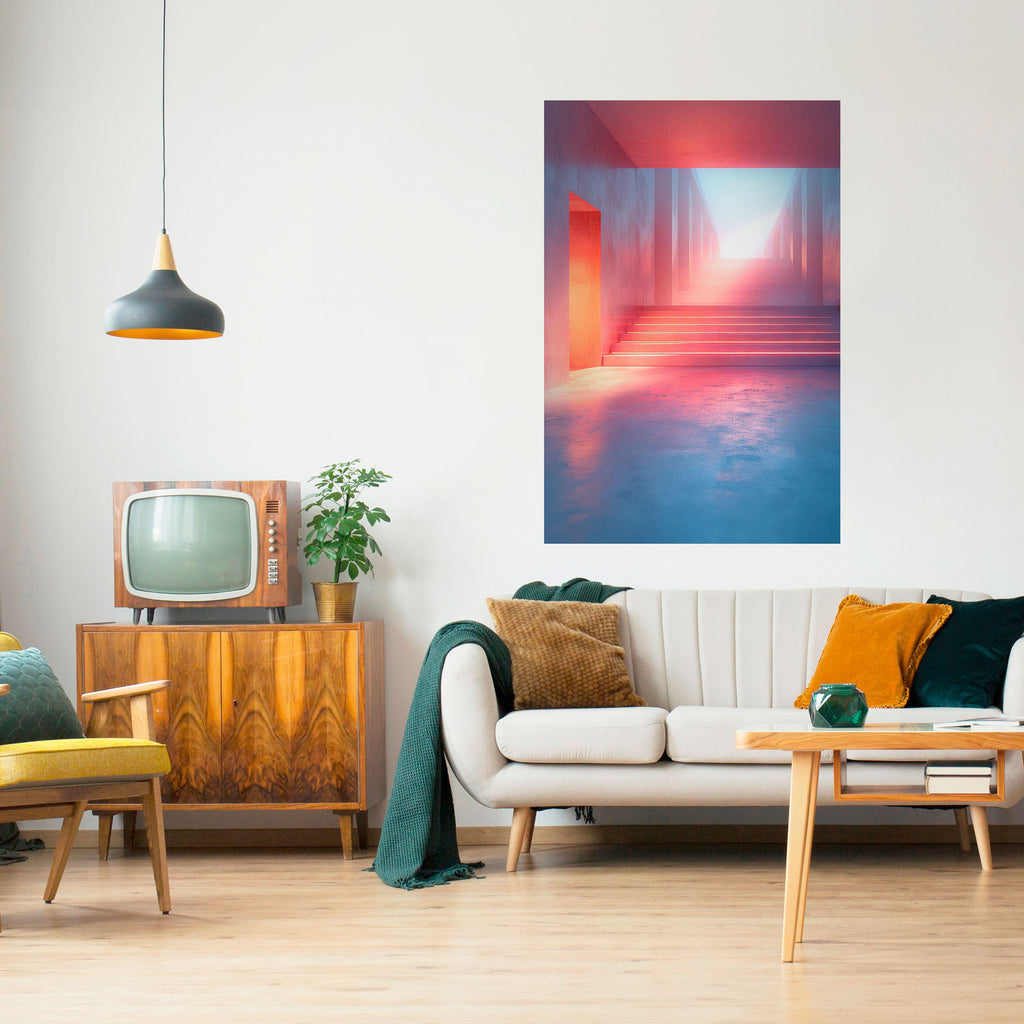 Affiche verticale autocollante BRIGHT DIRECTION