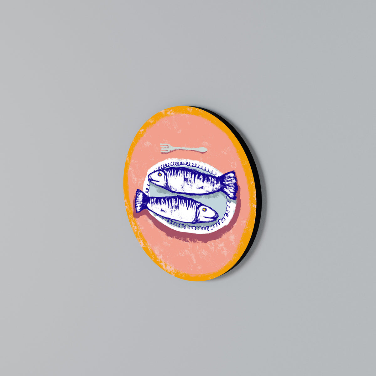 ENJOY YOUR MEAL Round Wall Art