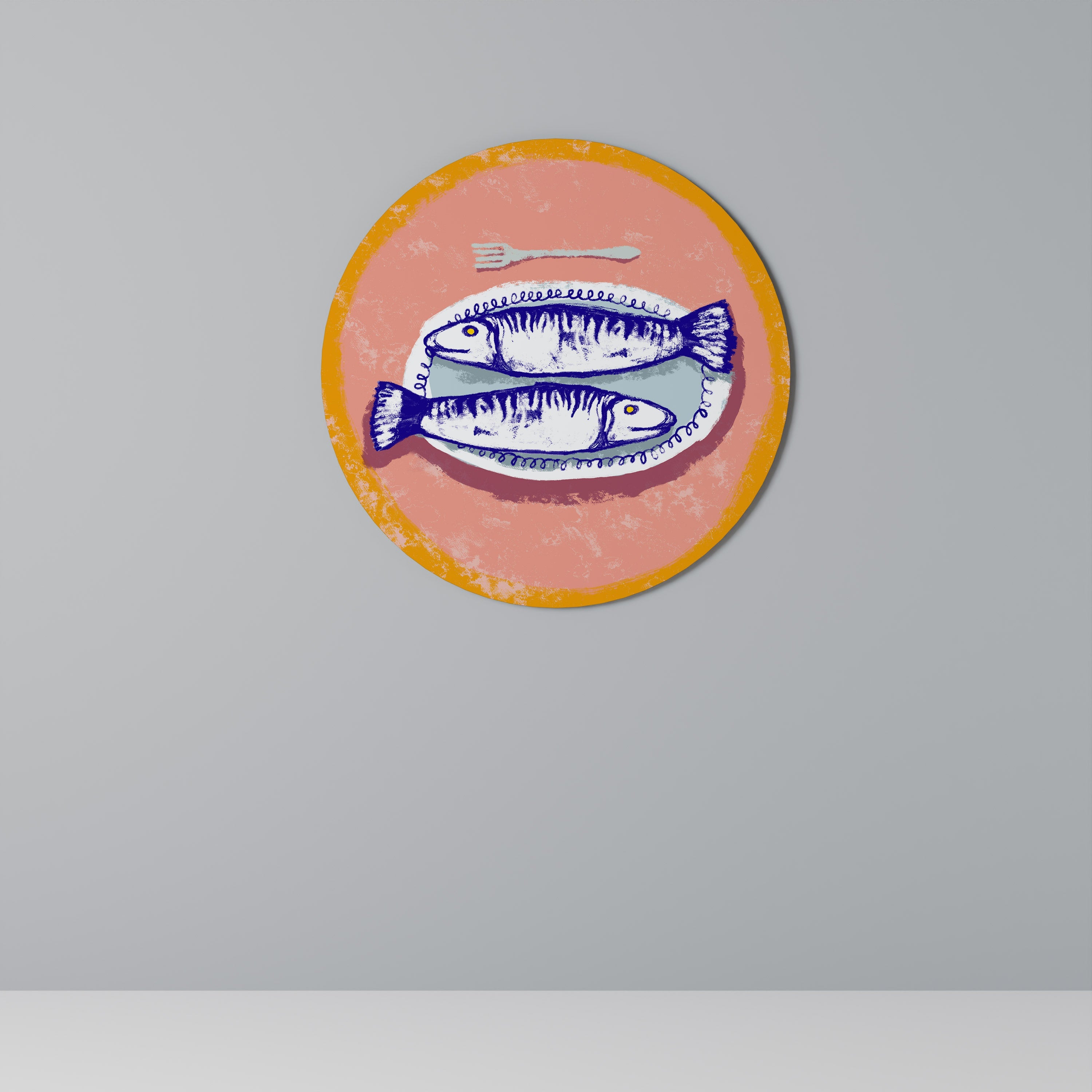 Bon appétit ! Art mural rond