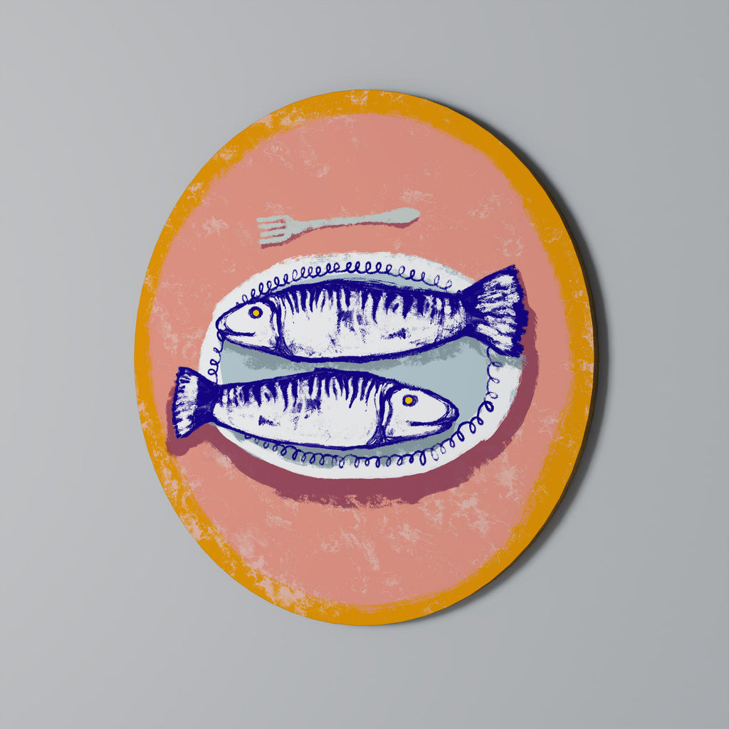 Bon appétit ! Art mural rond