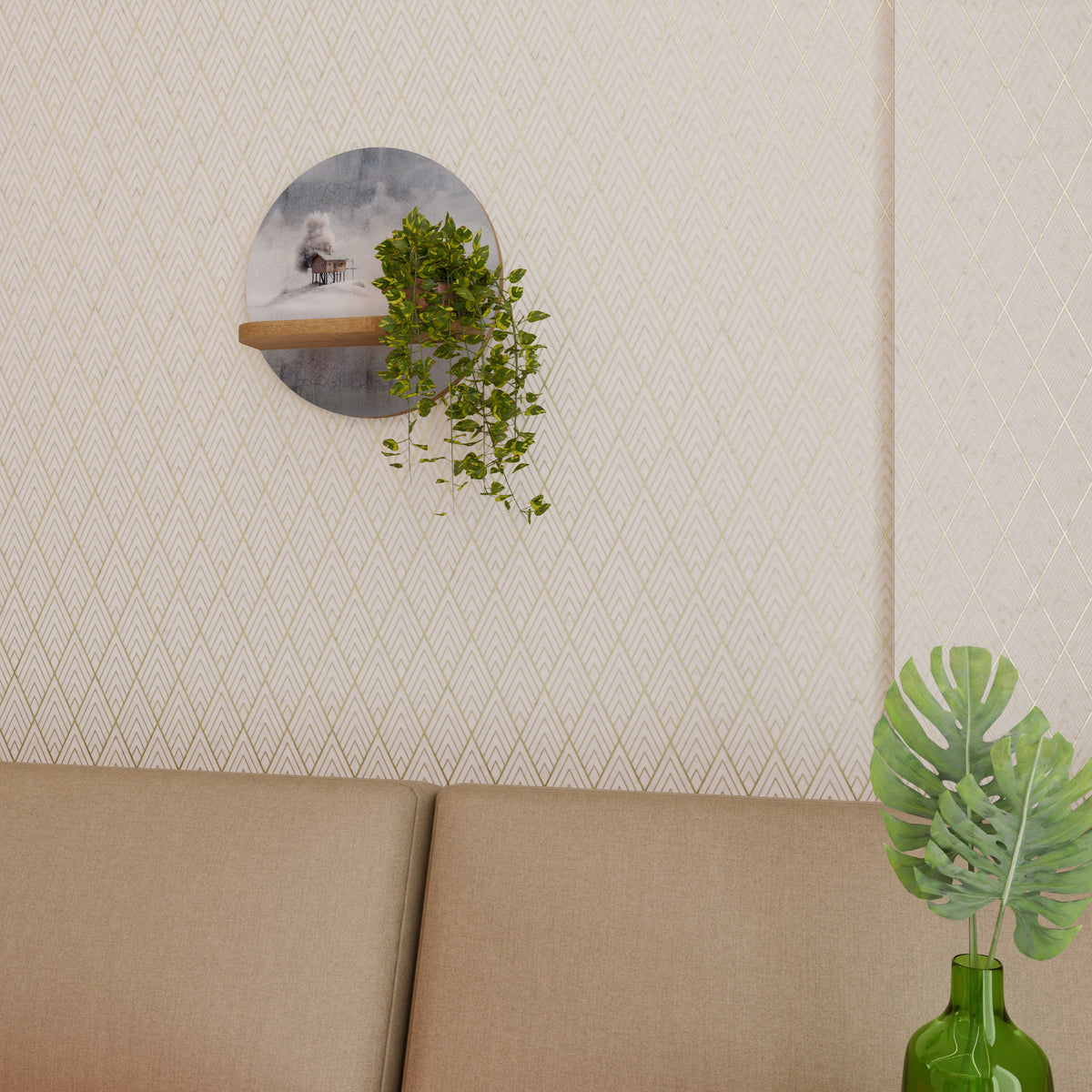 SILENT CABIN Art Shelf