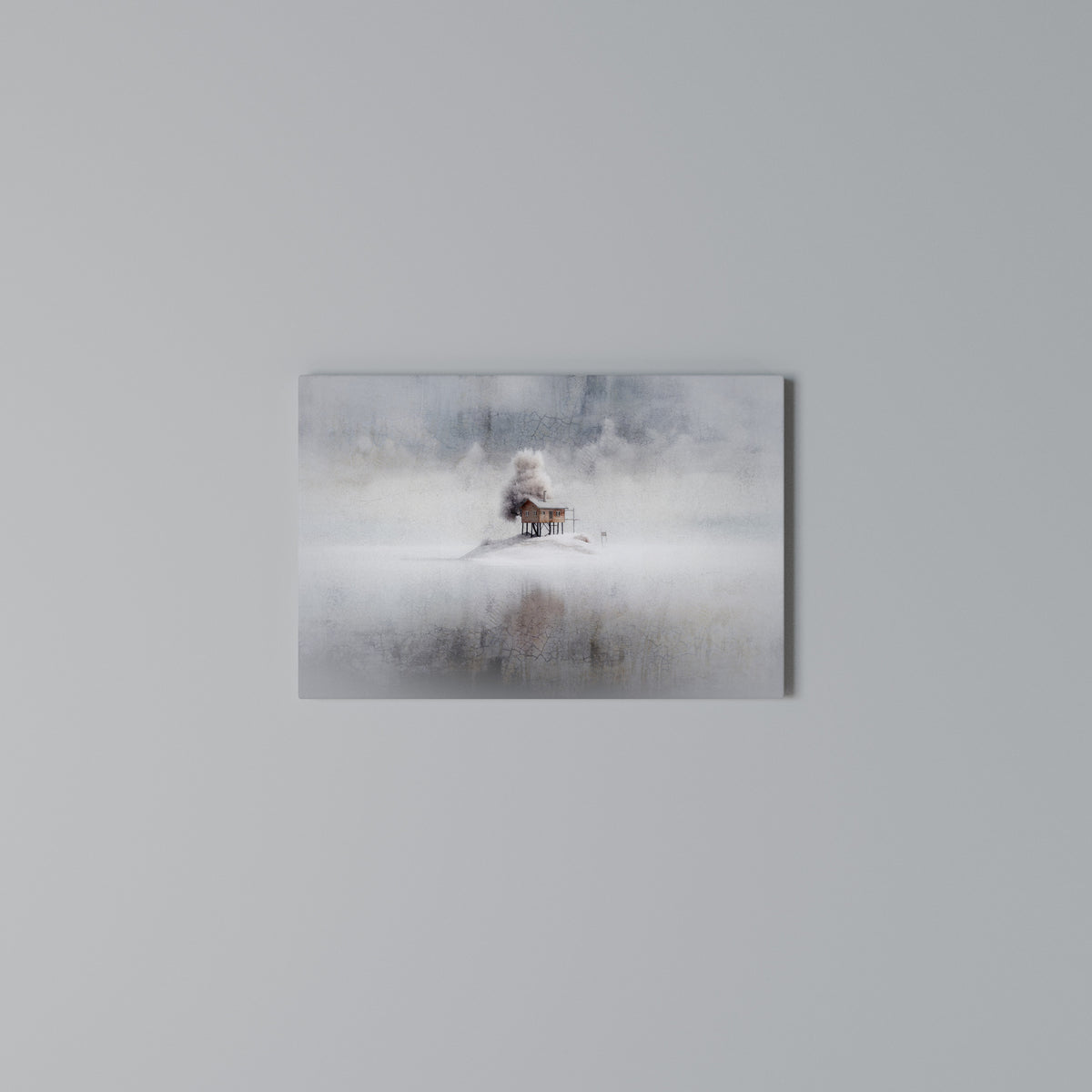 SILENT CABIN Horizontal Canvas Print