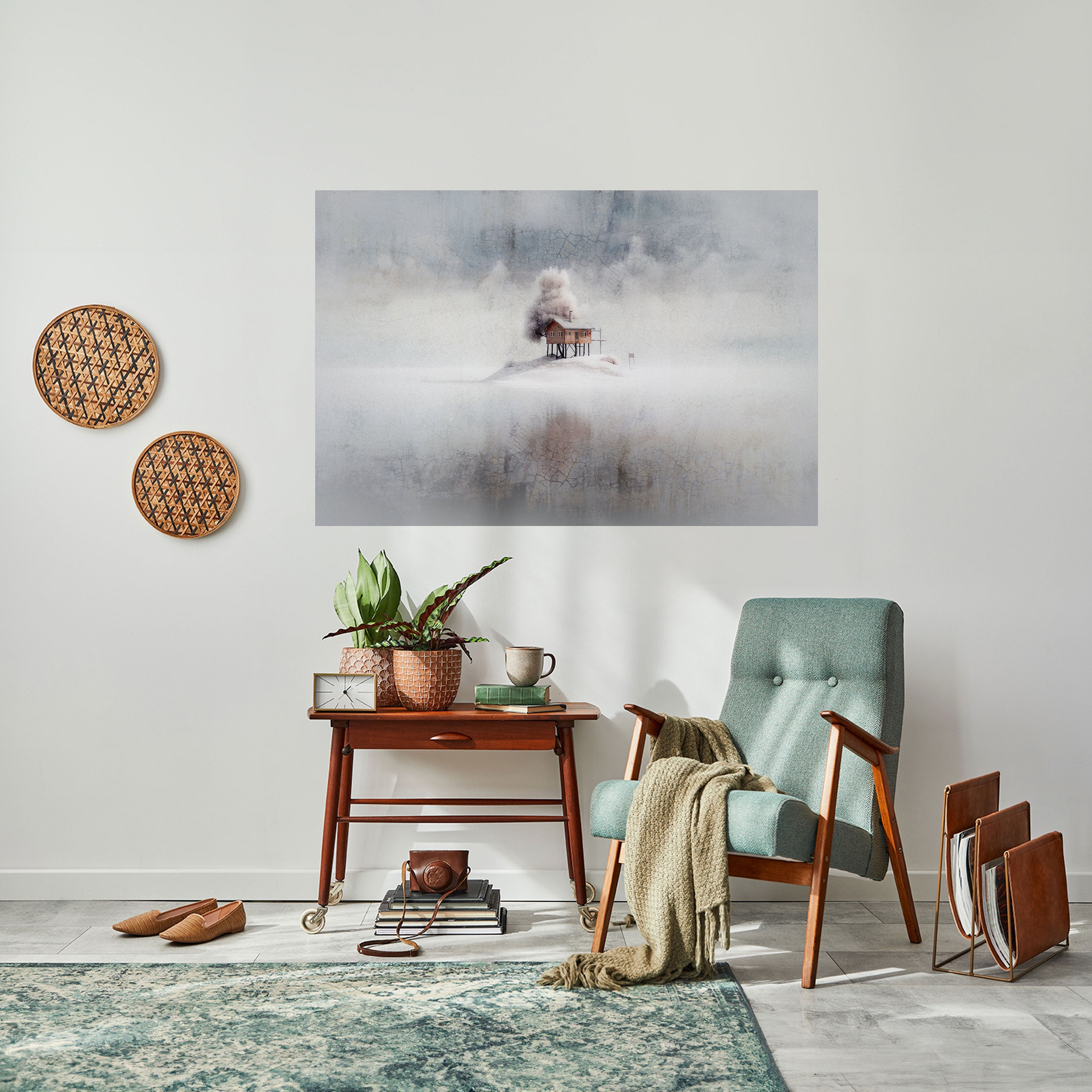 Affiche horizontale autocollante SILENT CABIN