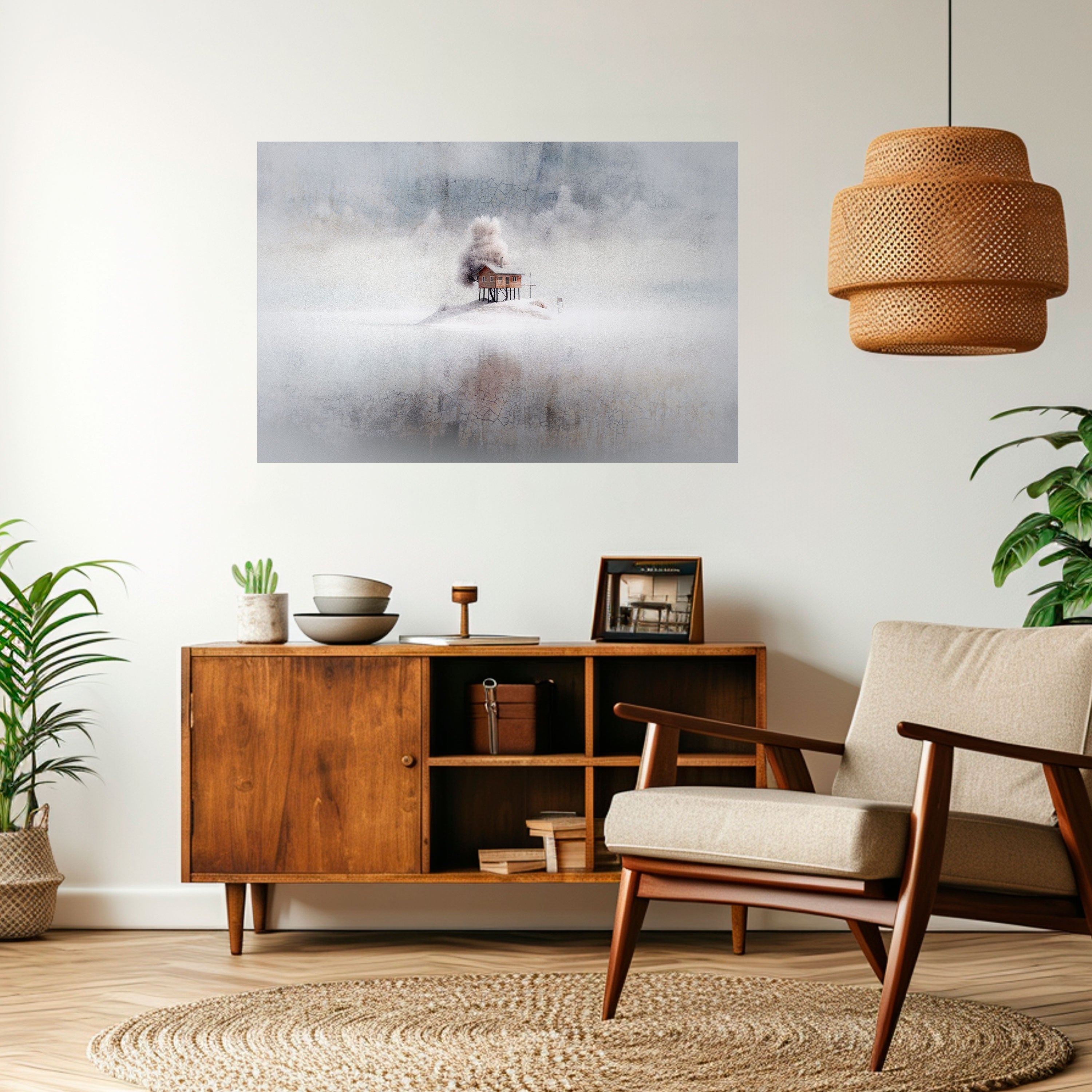 Affiche horizontale autocollante SILENT CABIN