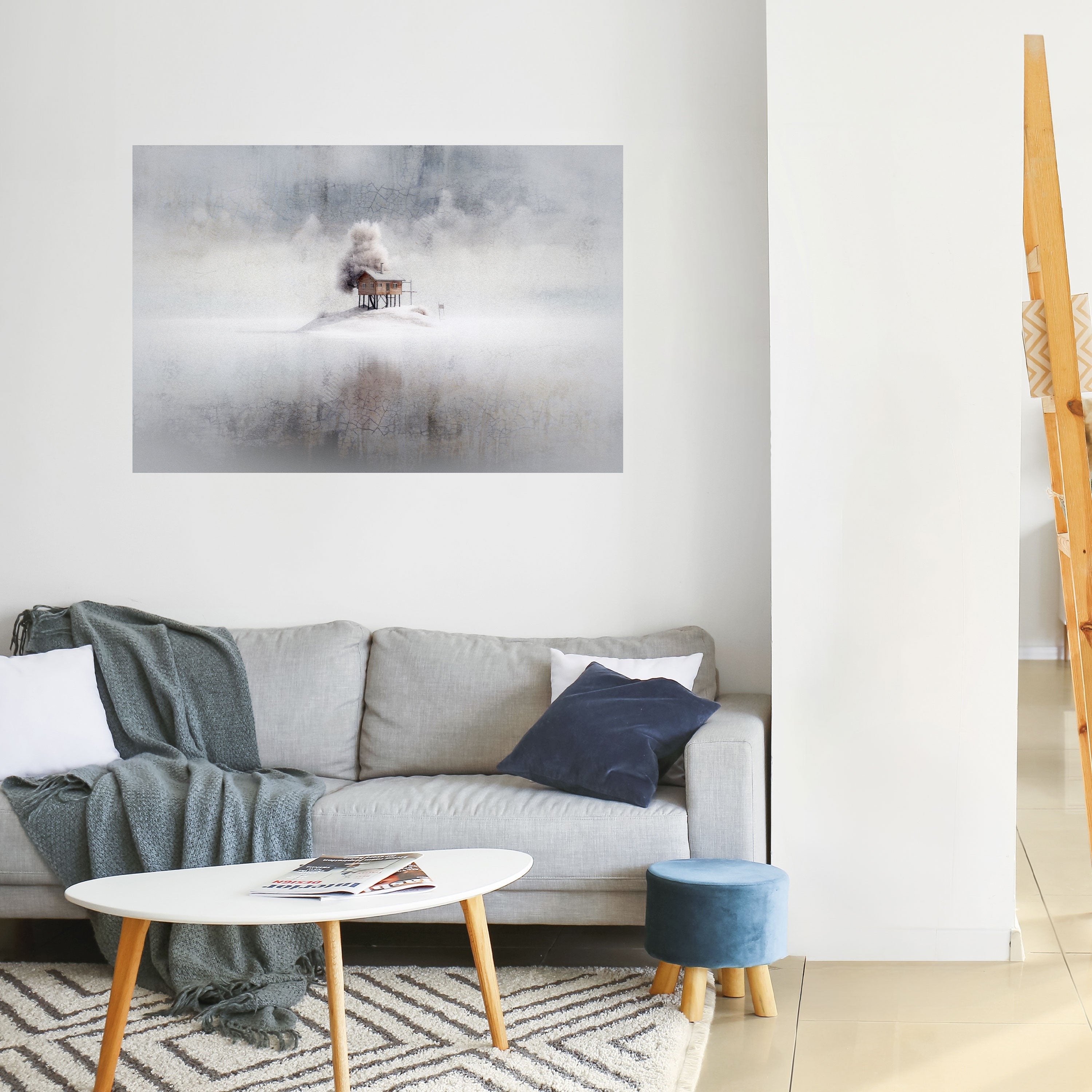 Affiche horizontale autocollante SILENT CABIN