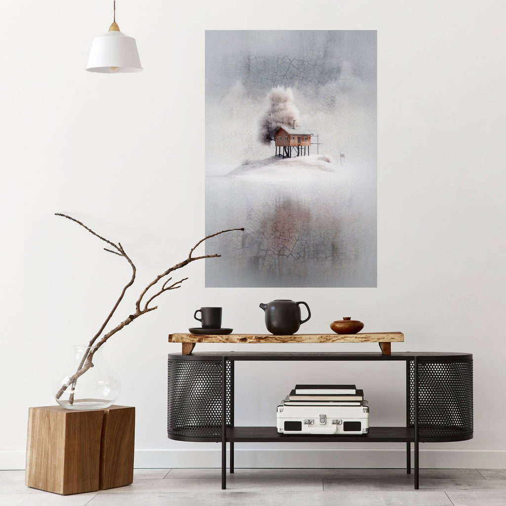 Affiche verticale autocollante SILENT CABIN