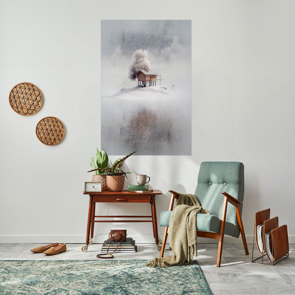 Affiche verticale autocollante SILENT CABIN