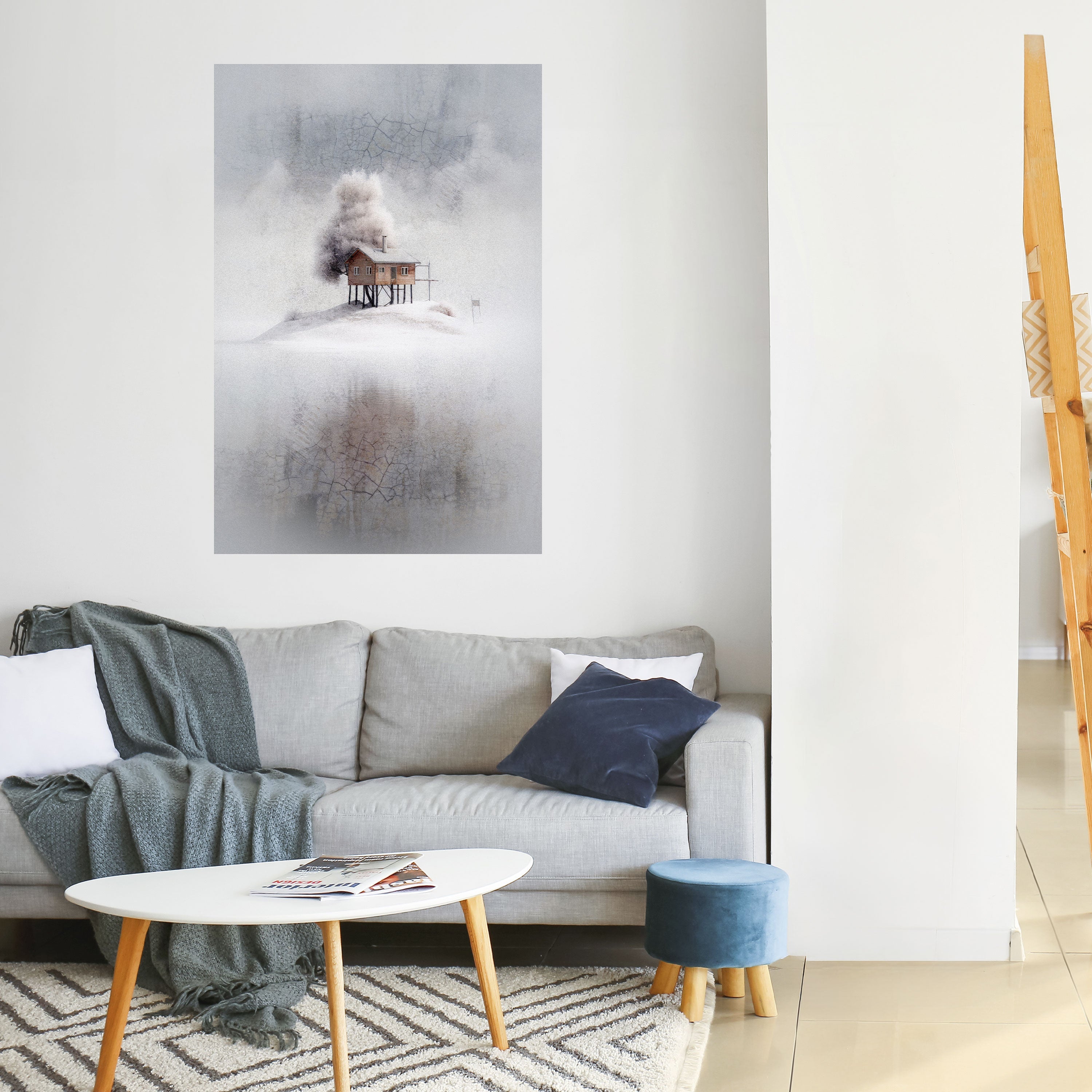 Affiche verticale autocollante SILENT CABIN