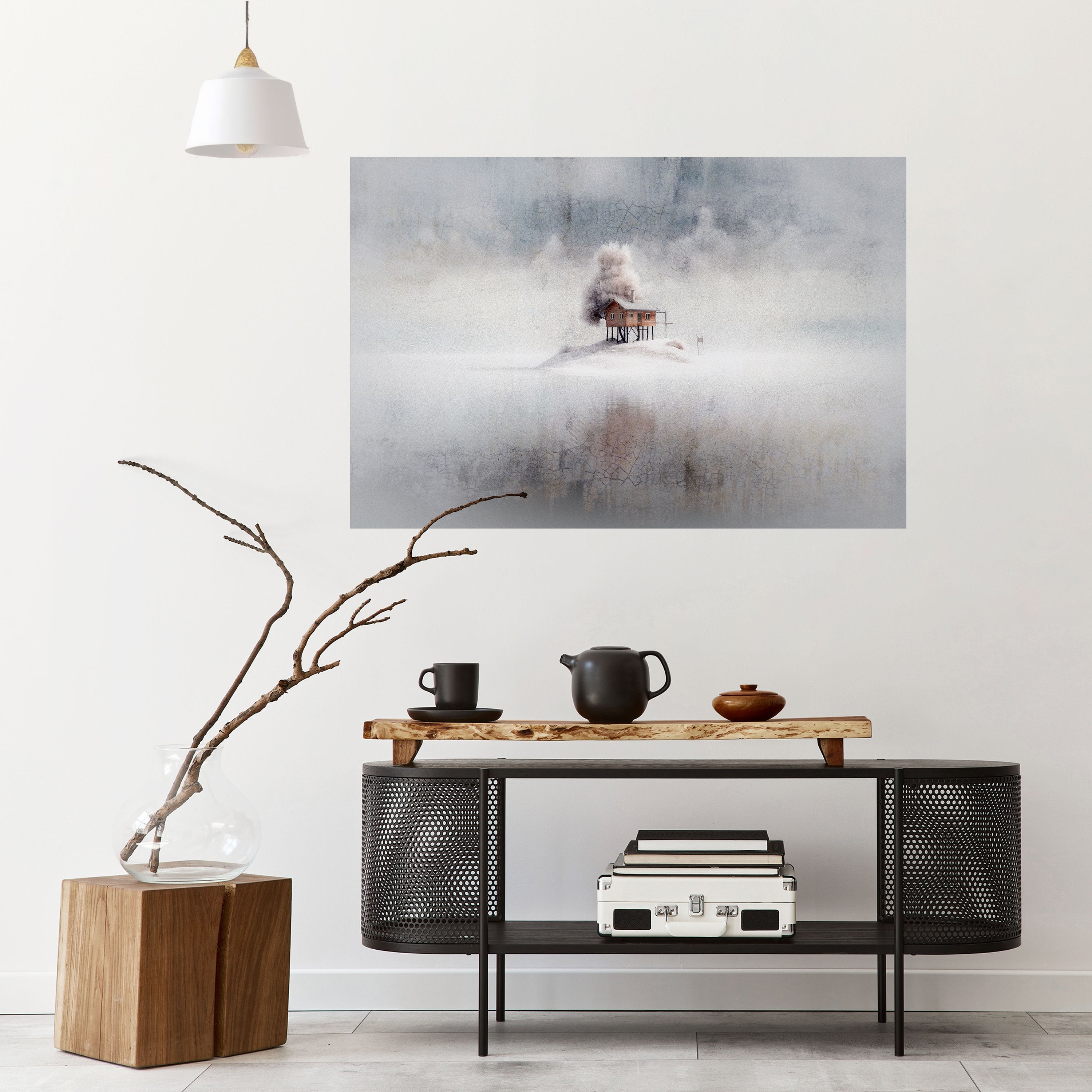 Affiche horizontale autocollante SILENT CABIN