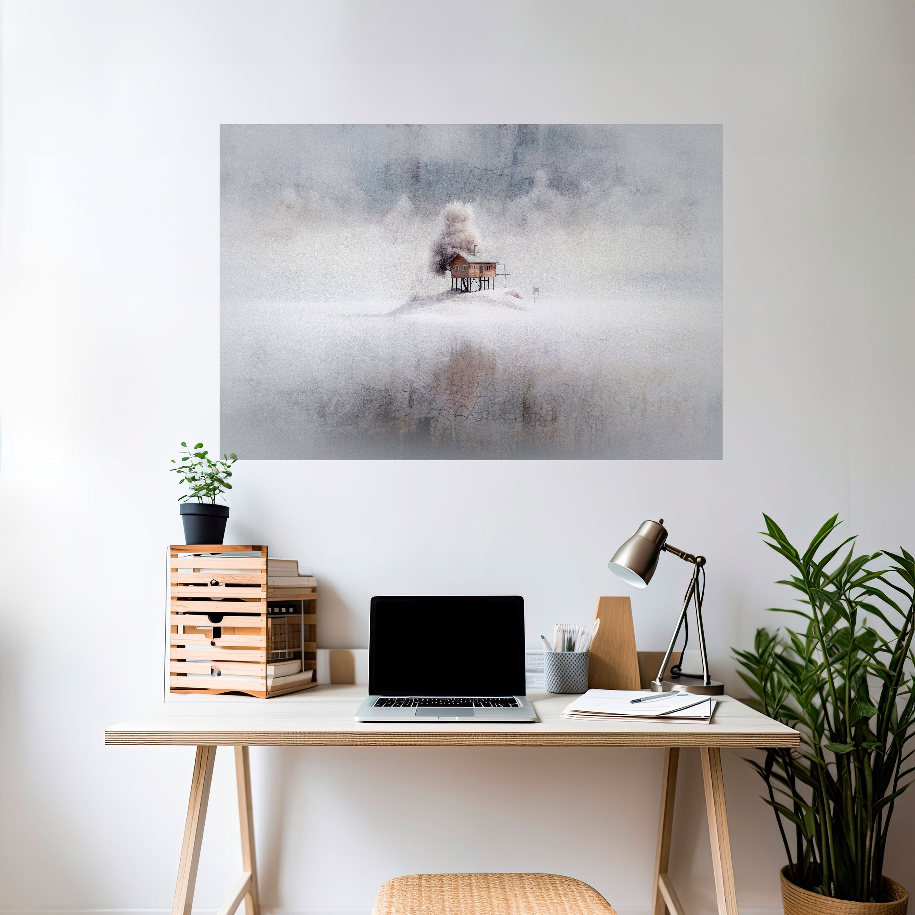 Affiche horizontale autocollante SILENT CABIN