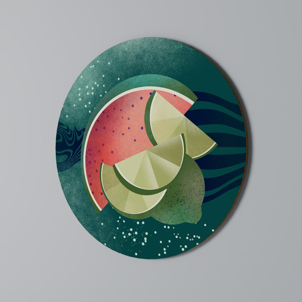 Décoration murale ronde FRUIT POWER