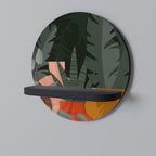 TROPICAL COMPOSITION Art Shelf