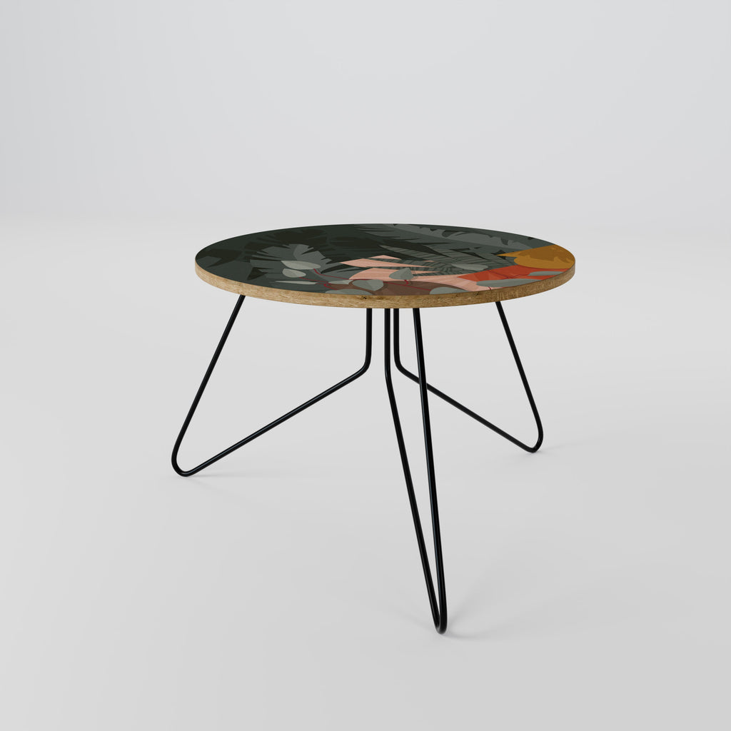 Table basse COMPOSITION TROPICALE 60