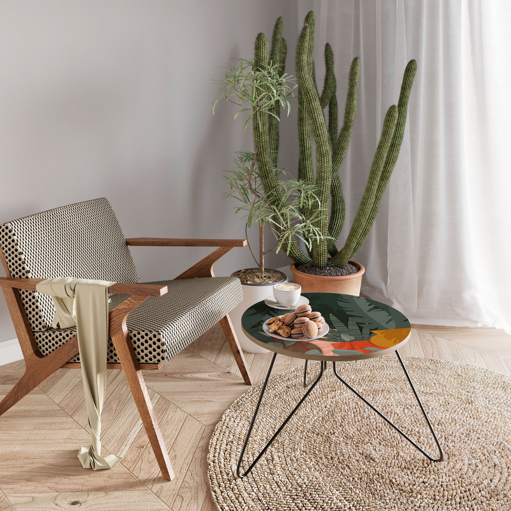 Table basse COMPOSITION TROPICALE 60