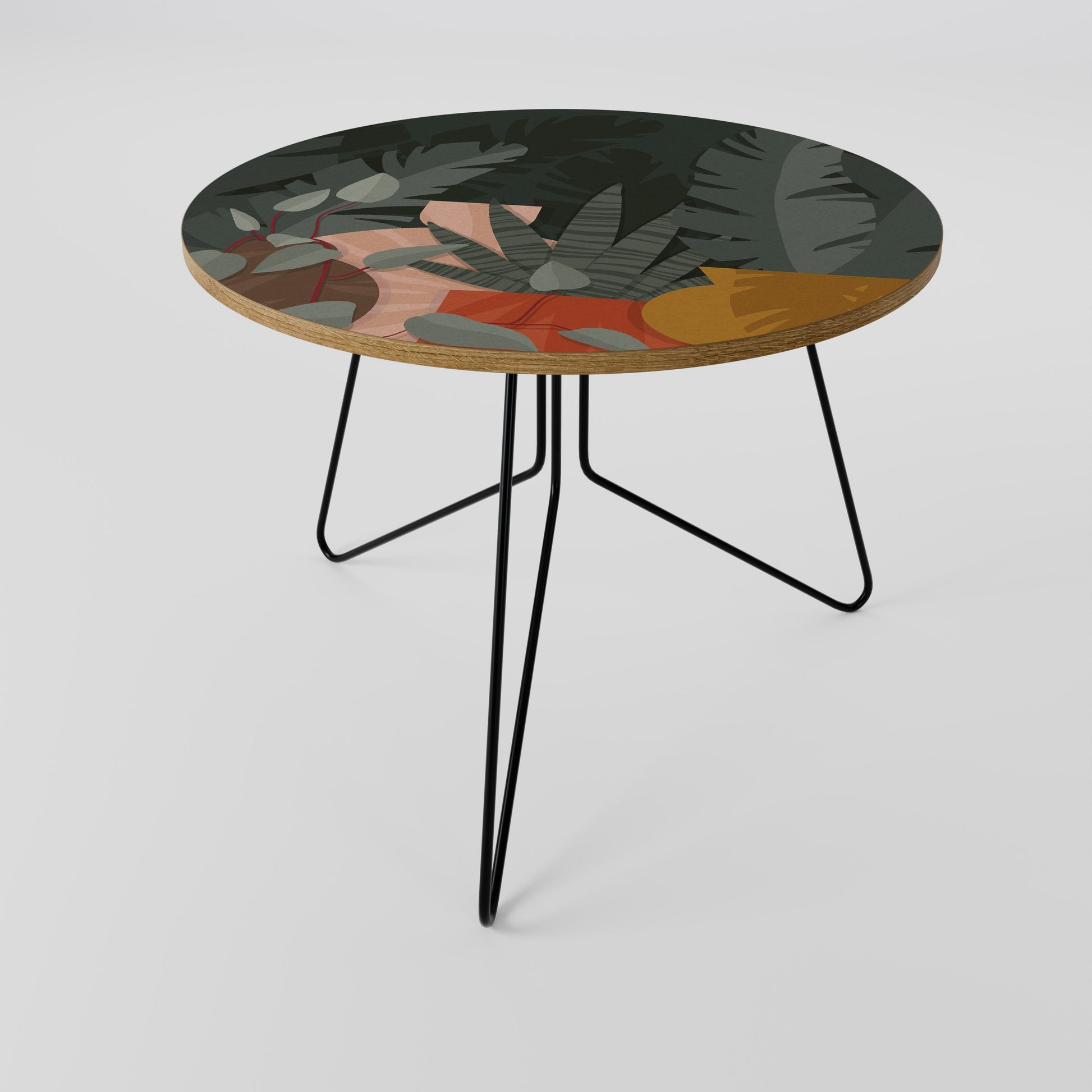 Table basse COMPOSITION TROPICALE 69